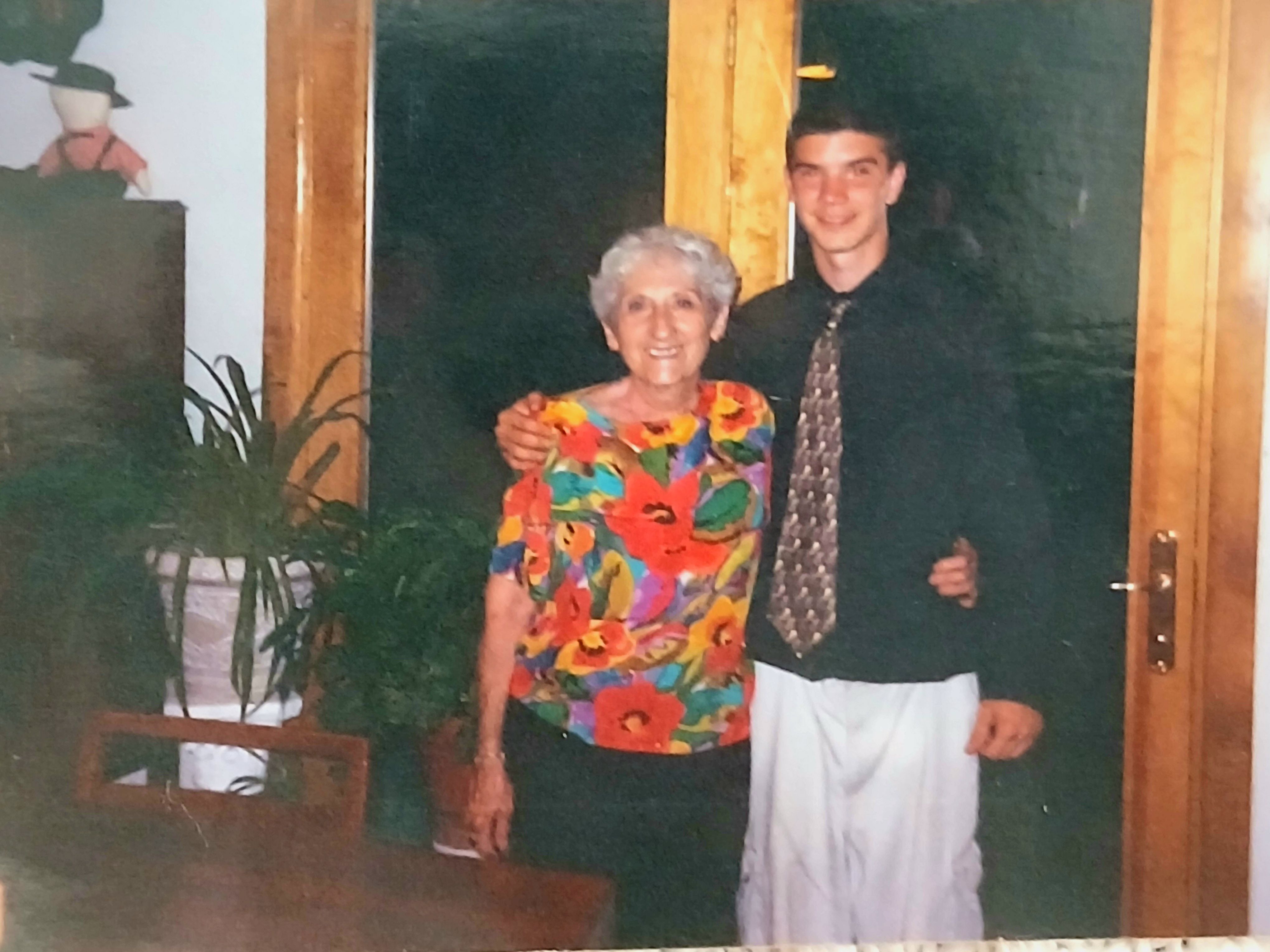 Lydia and her 1st grandson, Fiore