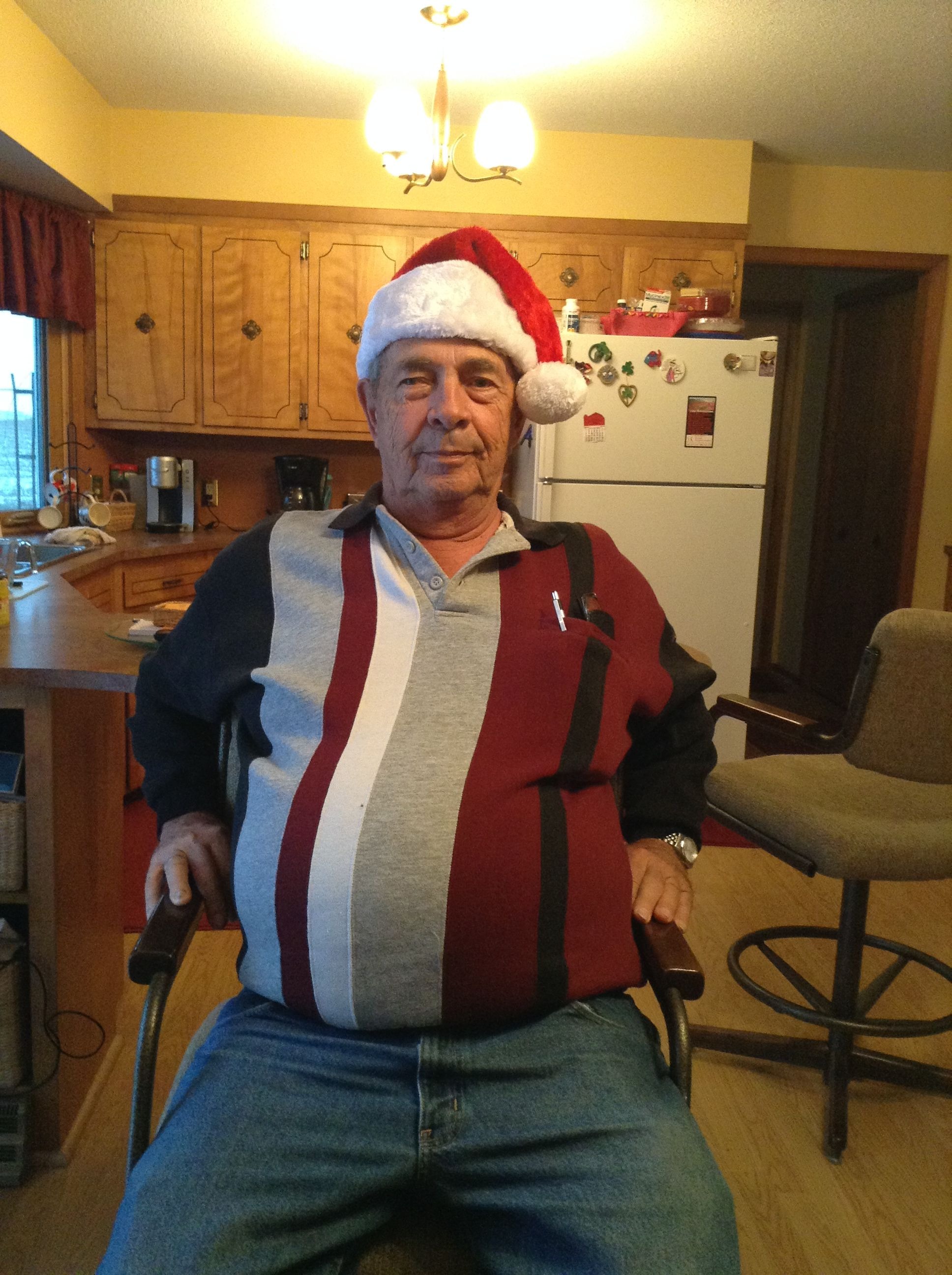 Dad at Christmas 2012