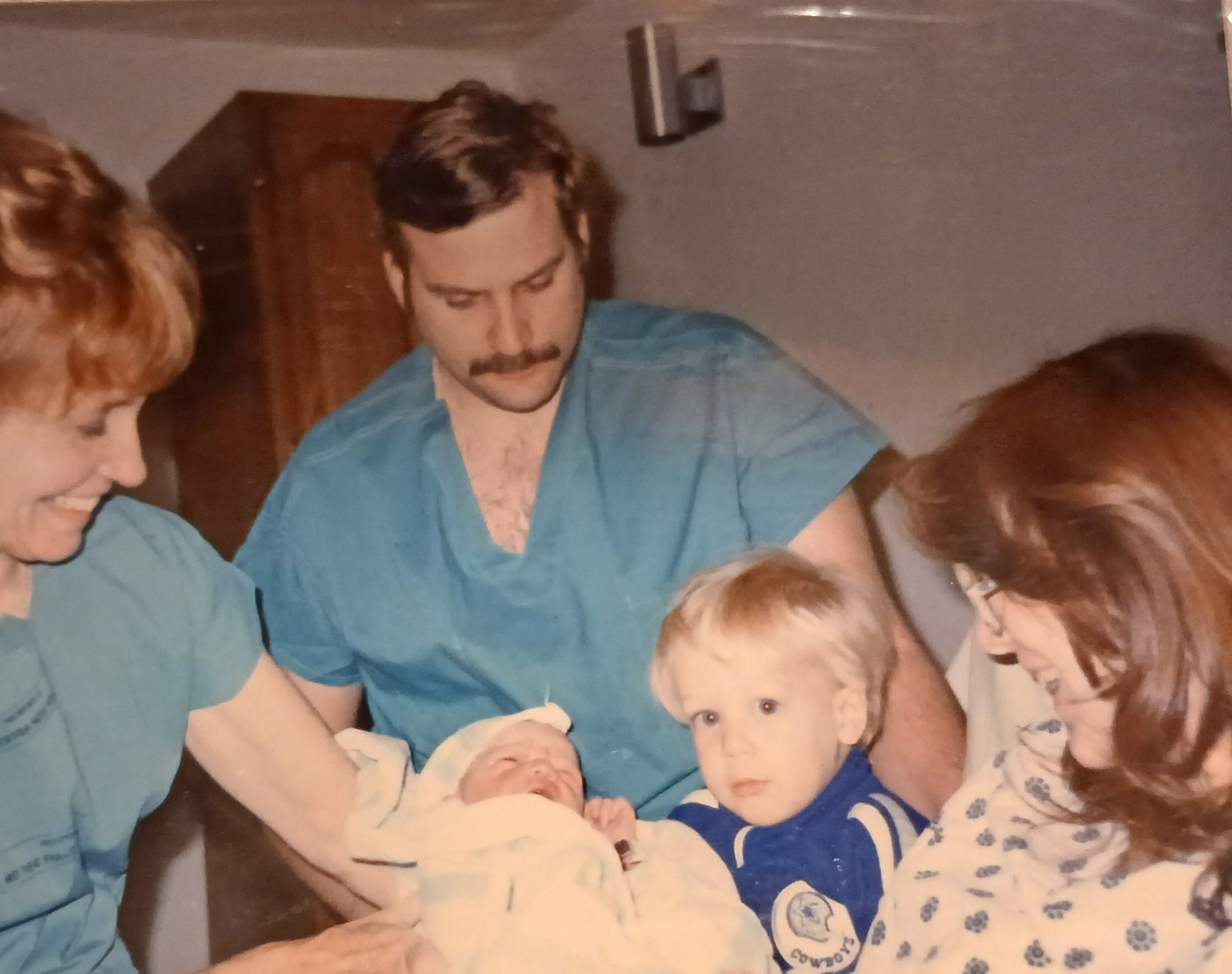 Robert, Michele, Patrick and Adrienne.
December 1985