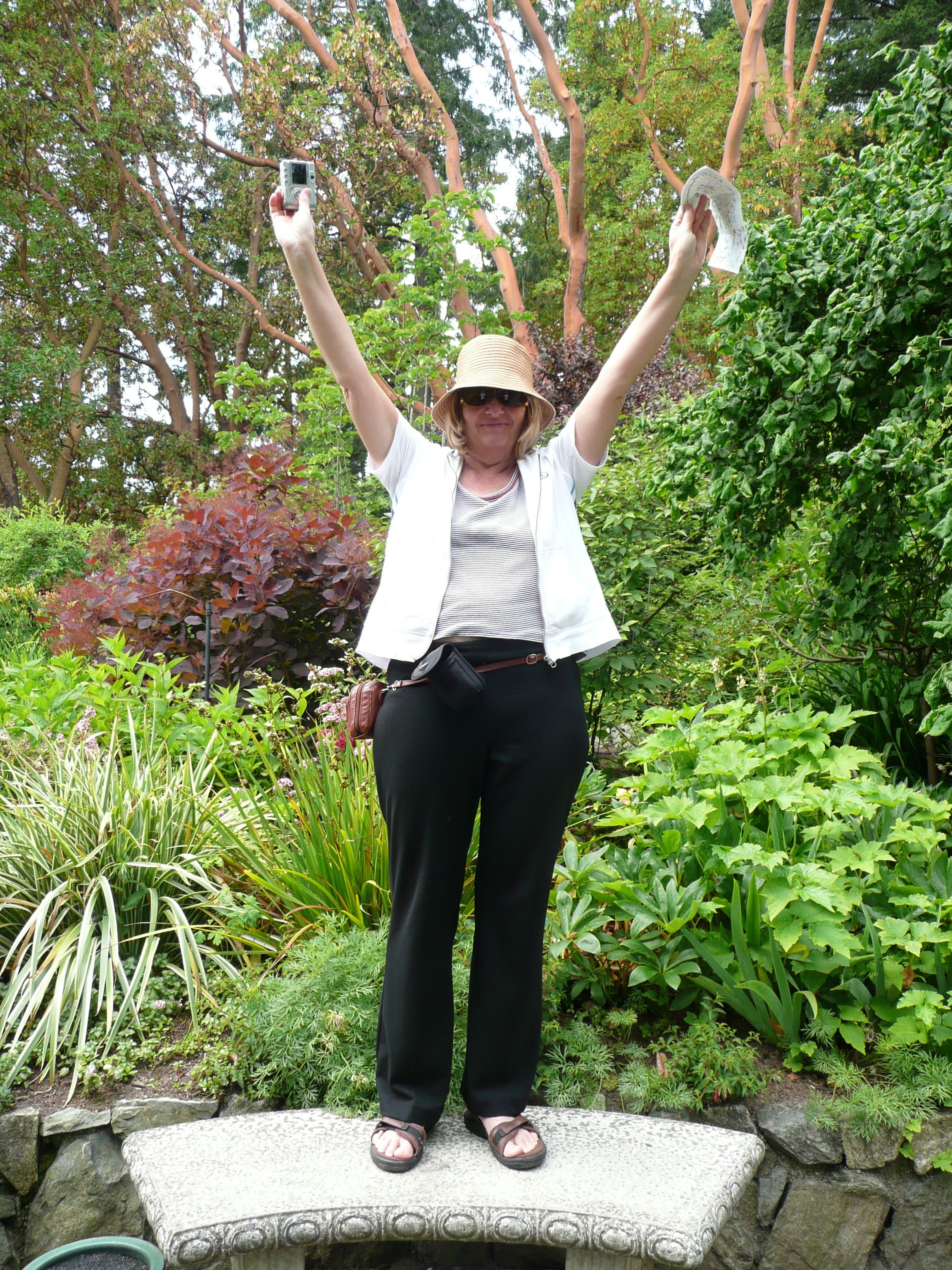 Our visit to Butchart Gardens in Victoria BC. She was so excited to finally see the Gardens and stay in Victoria for 5 days! We had a blast!