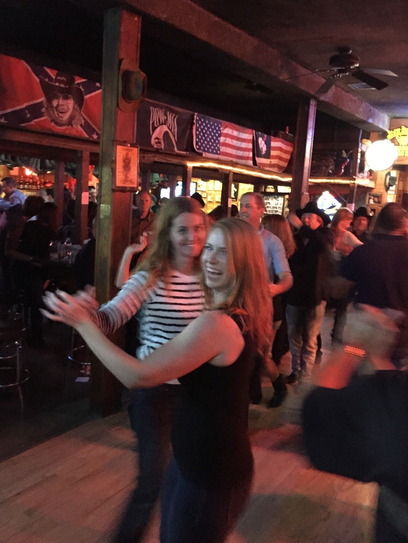 Was this the same day? Jeez, now we're line dancing with Stacey in a bar in the Valley. It was always fun and tons of laughs. I will miss her dearly and I will never forget her love and light and her supportive vibes. To her family, I truly feel like every moment you were with her, she was 100% present and with you. That is SO rare today. You were always first in mind. Much love, April