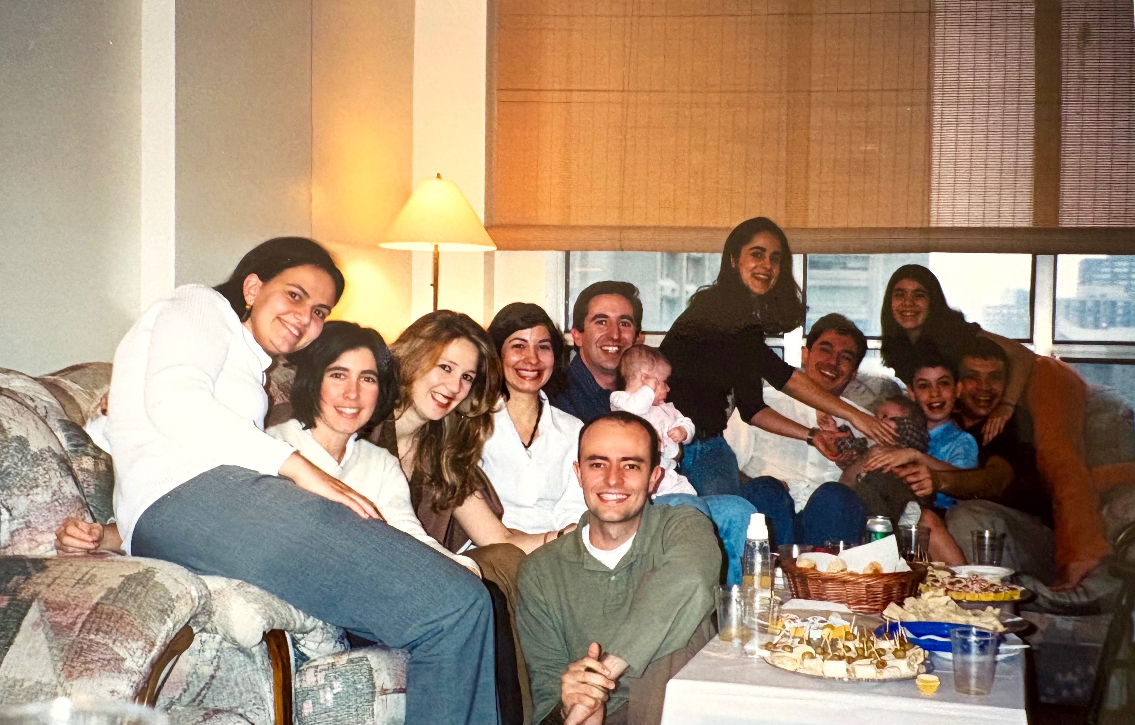 Party day in our little student apartment with old friends. Totonto/Canada.