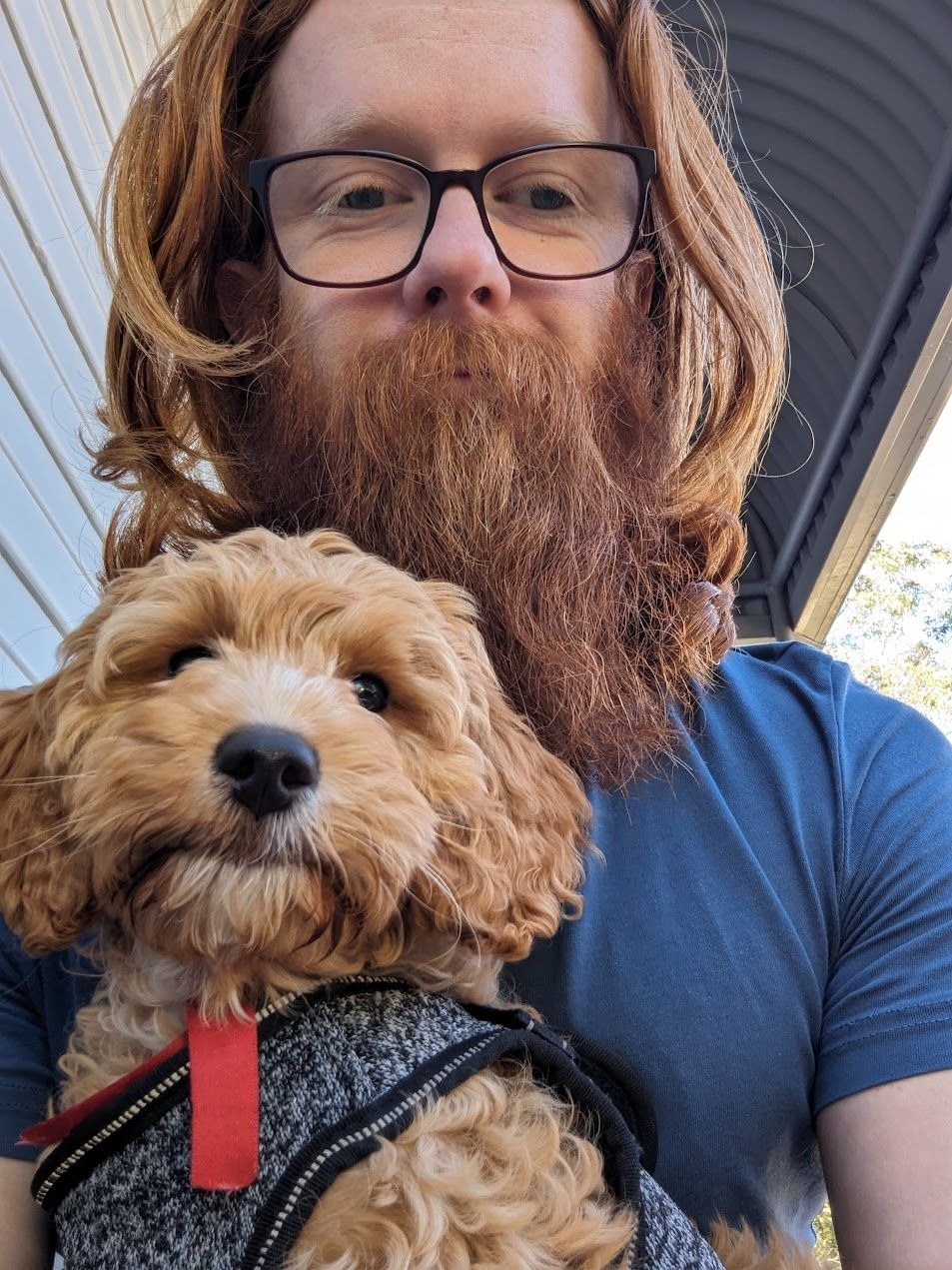 Our best attempt at being handsome boys