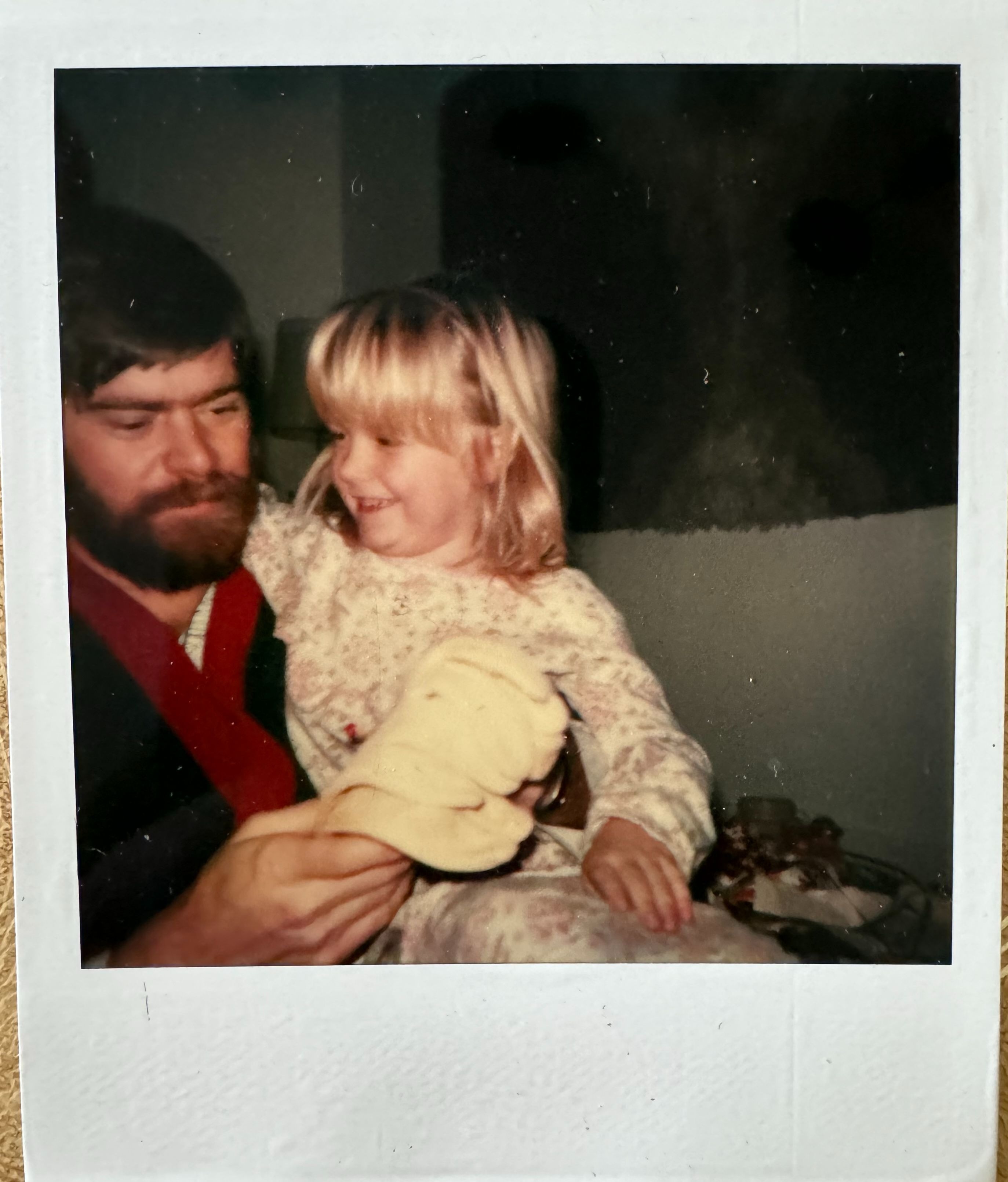 Christmas morning wayyyy back when. I adored him then too. ❤️