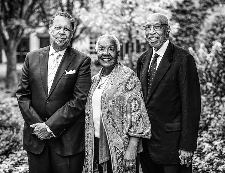 Ted Lewis, Lillian Lincoln Lambert, Roy Willis HBS AASU Founders Photo, 2018