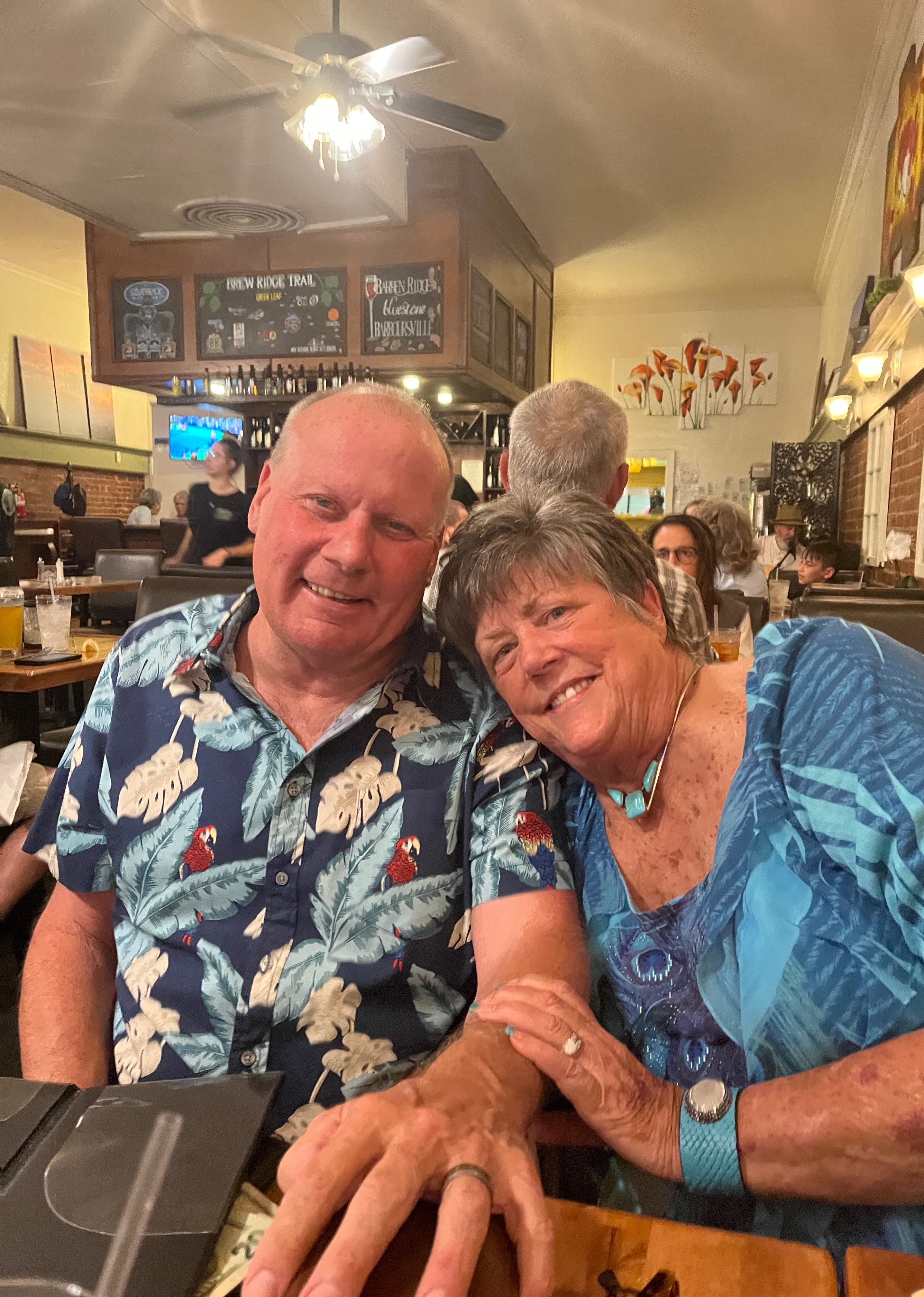 A birthday dinner for Penny at The Green Leaf restaurant