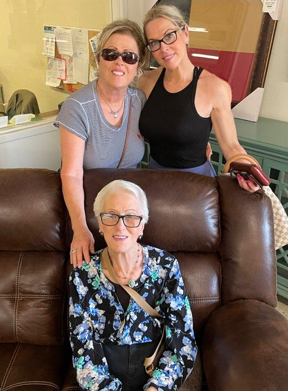 Mom with her girls, 2023.