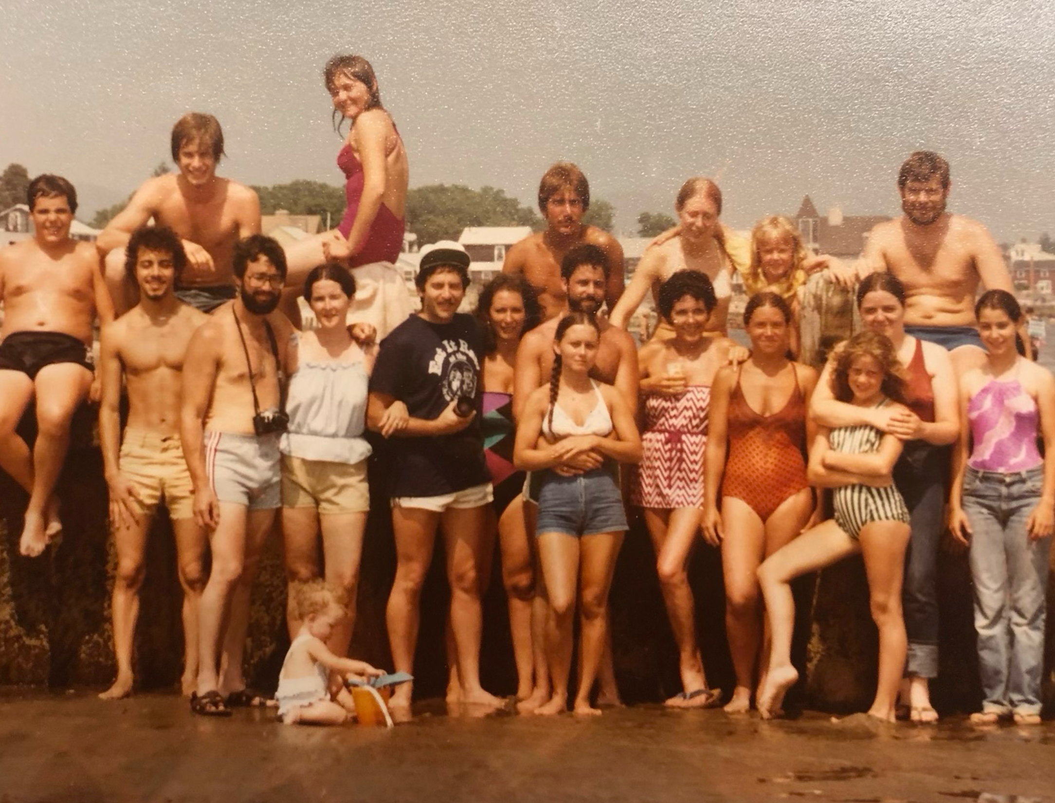 Dad's animal hospital summer party in Clinton, CT circa 1982ish maybe?