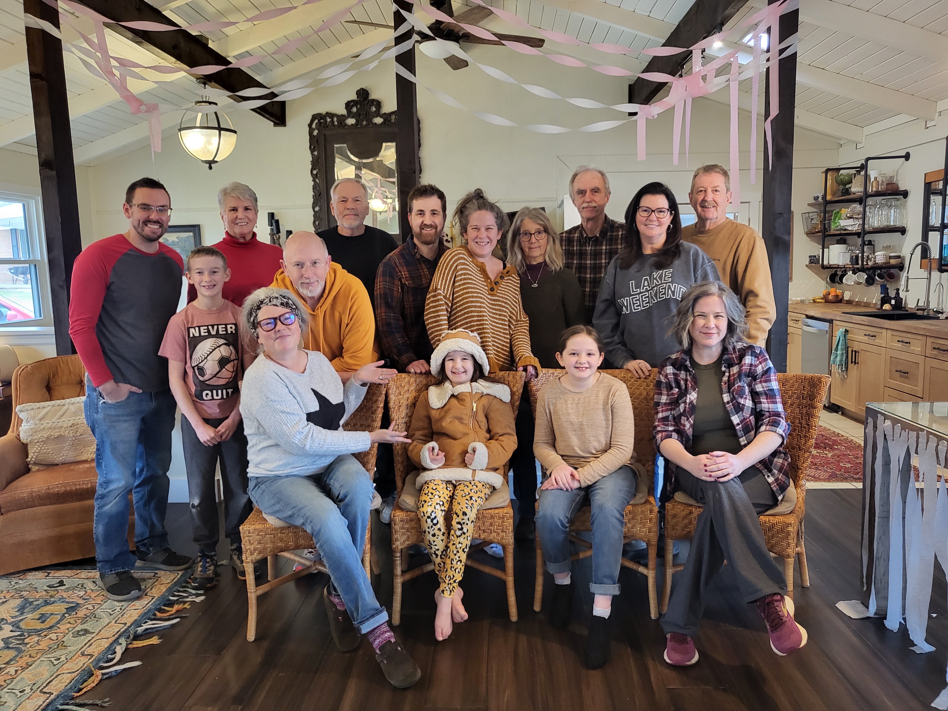 Fitting right in with extended family
