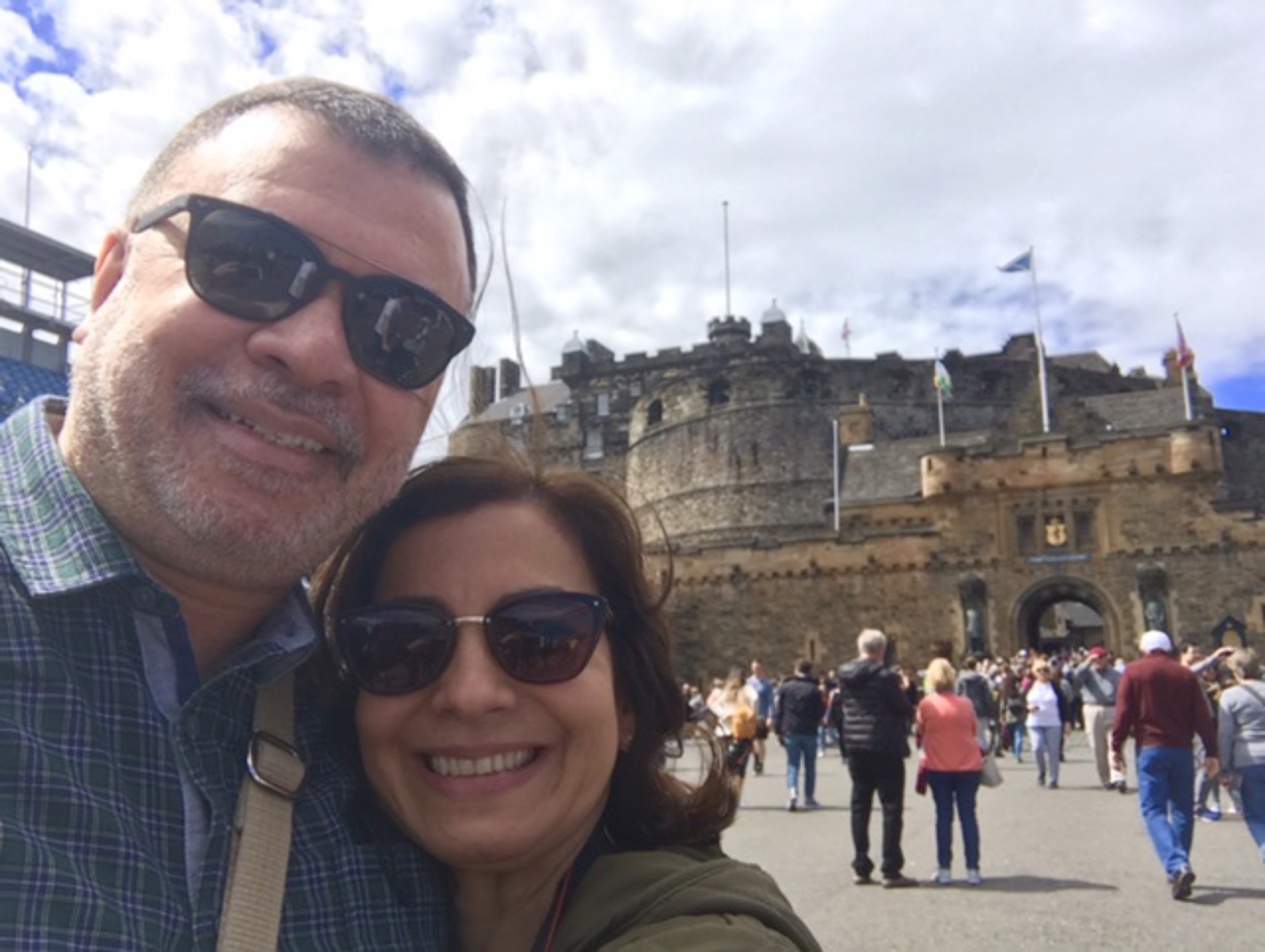 In a Castle in Scotland.