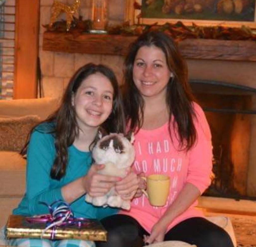 One of the many Christmases mom and I spent together.
