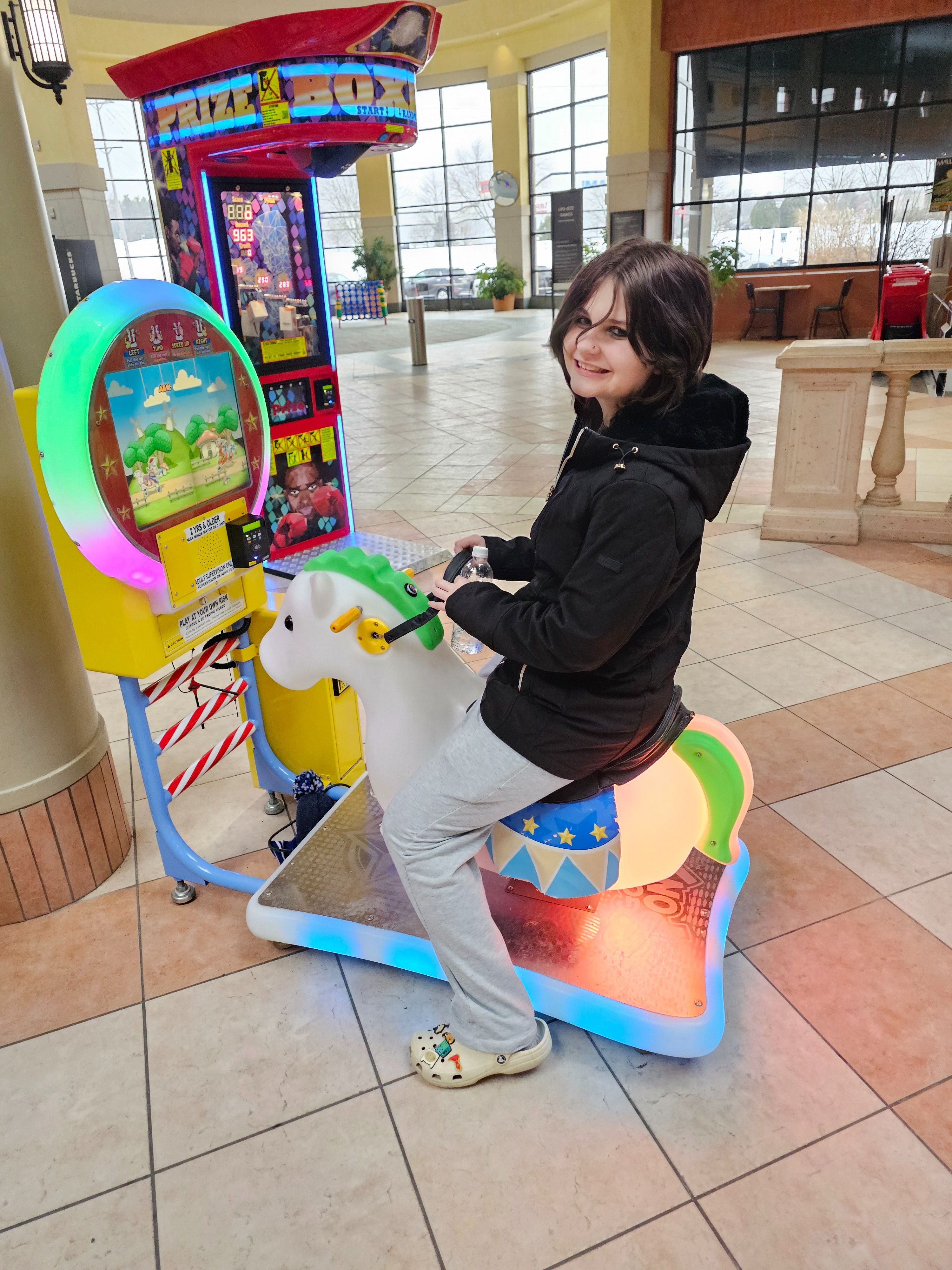 Kaileigh at the mall... I miss you..