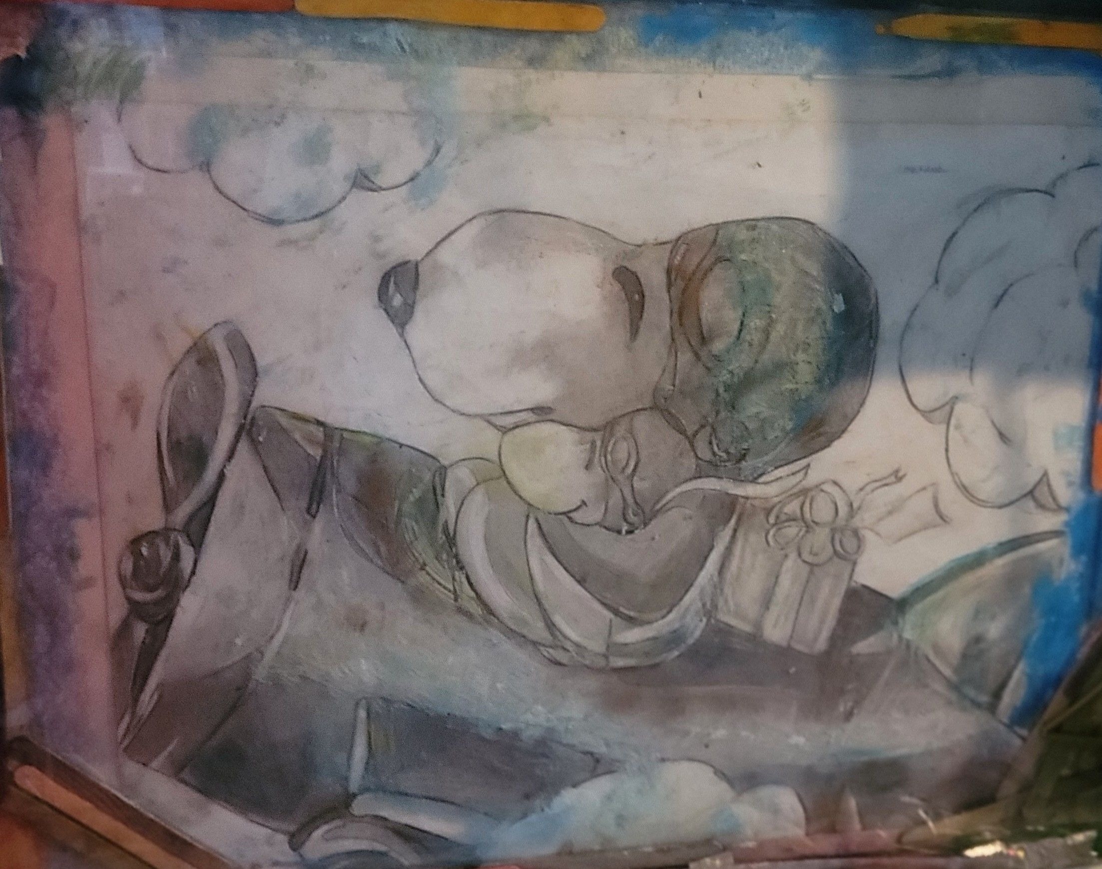 Original artwork
"Snoopy & Woodstock"
By Deborah (clee) McConnell-Yon