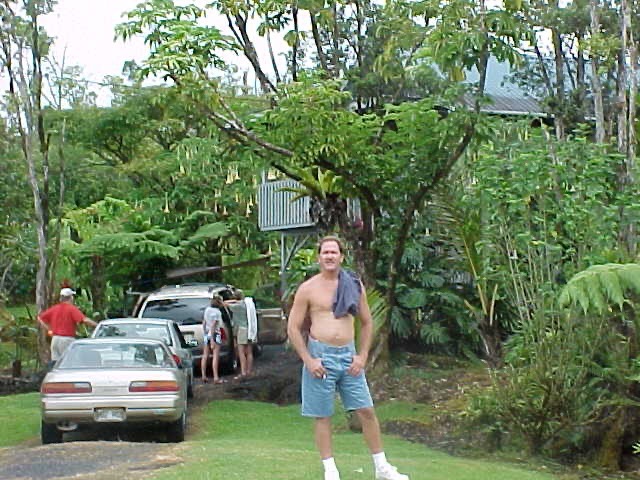 1999 Scott at his Kailua- Kona Hawaii house