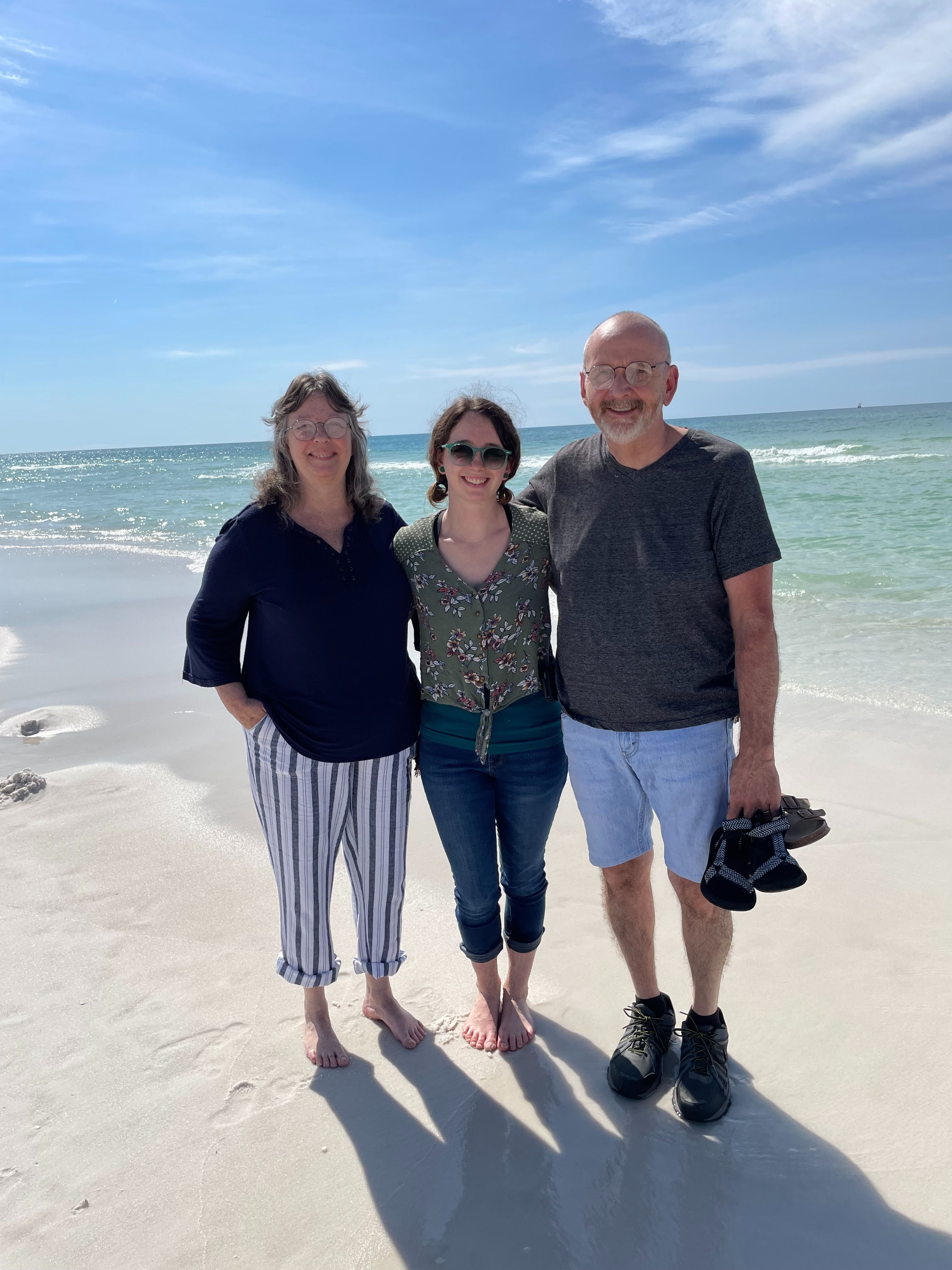 Oneida, Leah and John in Destin, Florida