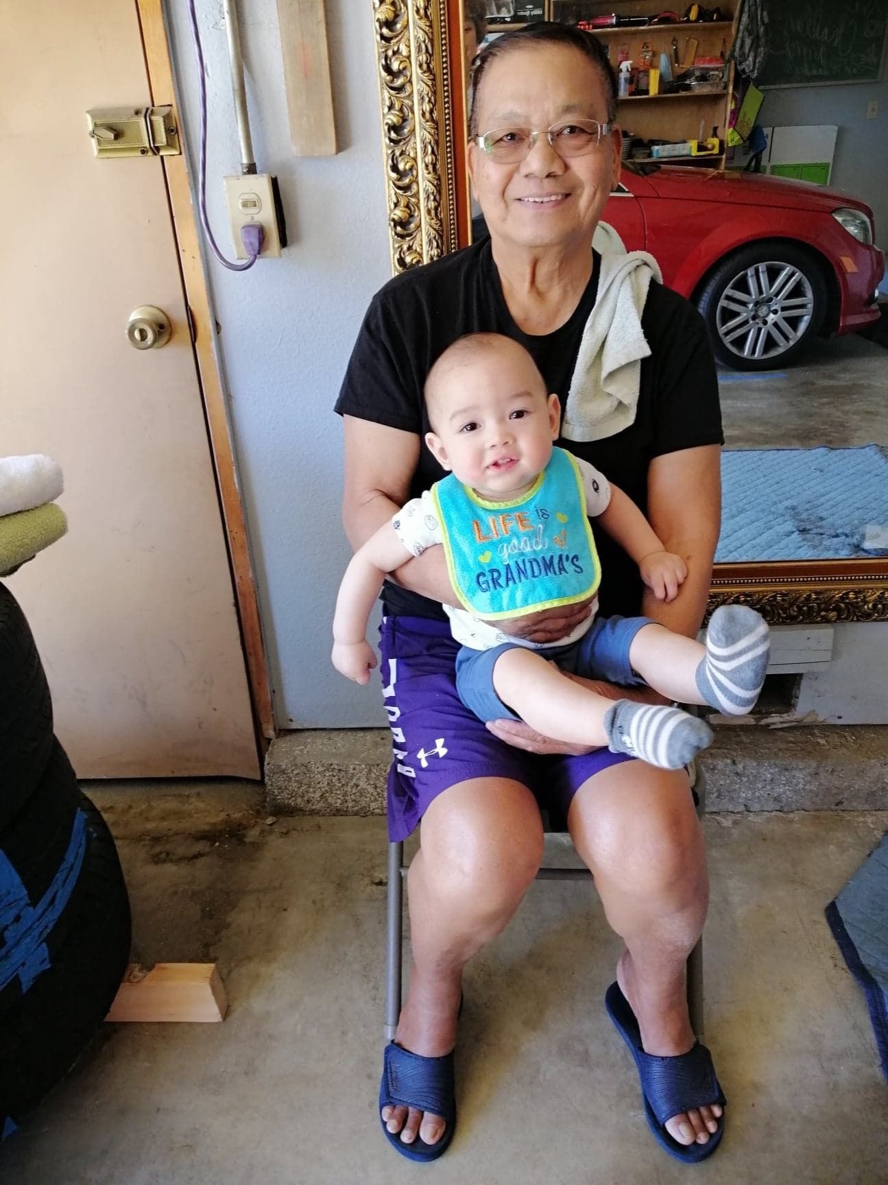 Best Grandpa ever, please always watch over me, Papa. I love you! Your grandson Mikey Leonardo
