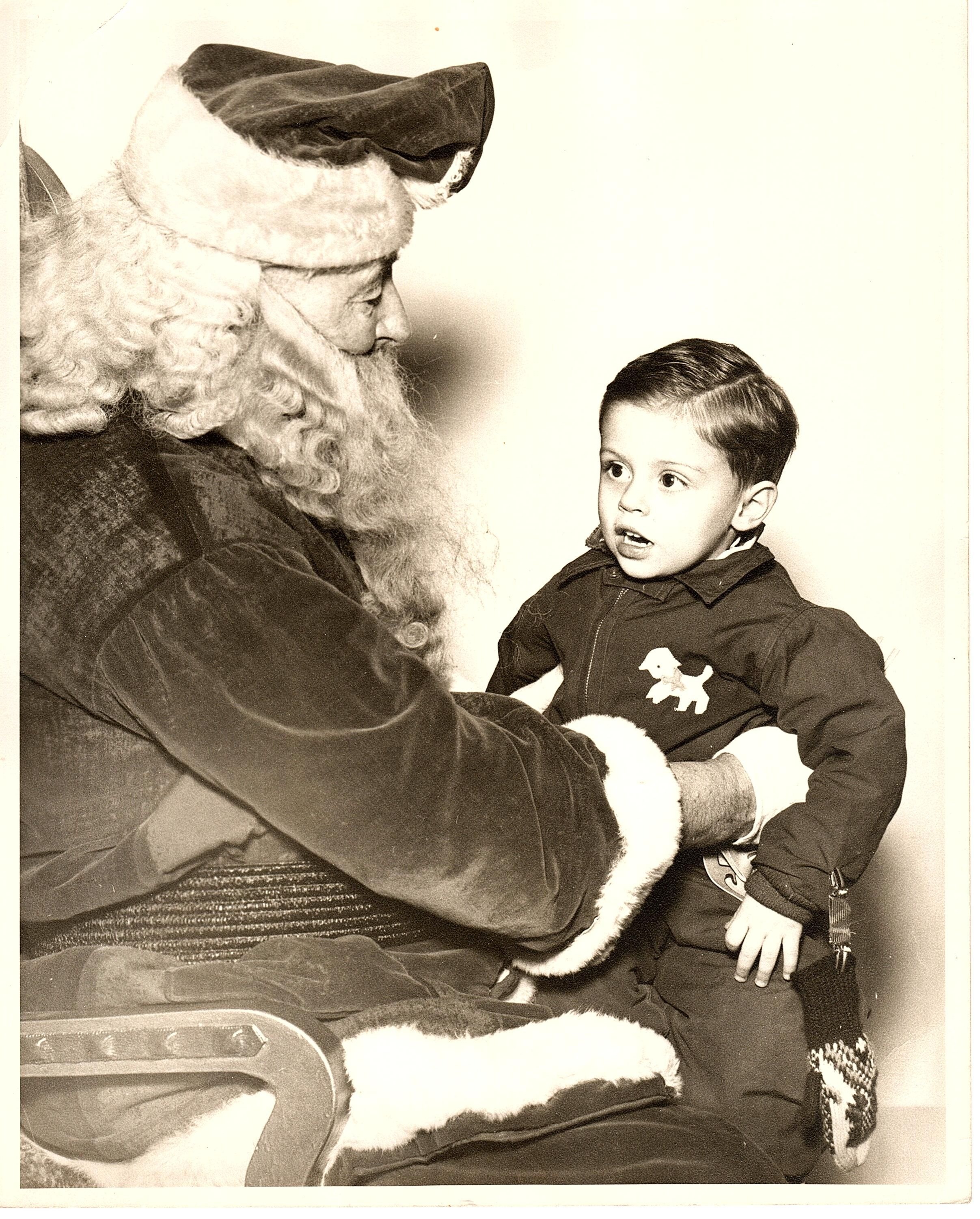 Terry with Santa Claus