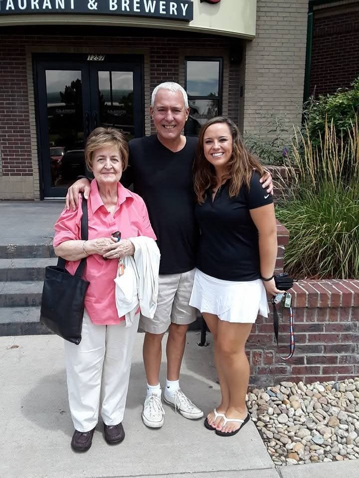 Lunch with Dad and Grandma