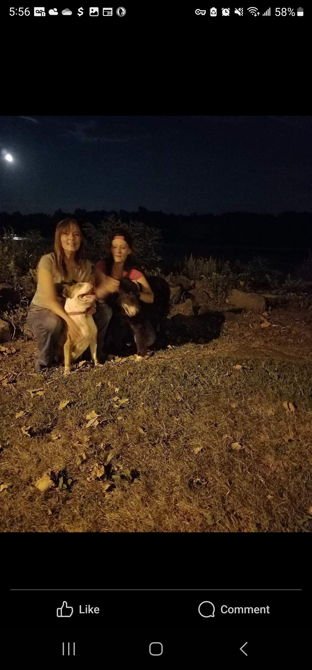 Mommy, myself, winker and Rain-Rain. Taken at the warf, in Bristol, PA.