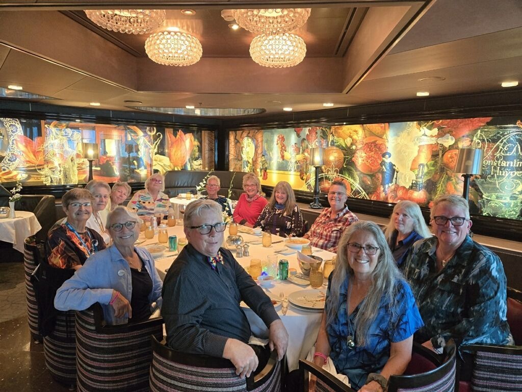 Olivia Alaska Cruise September 2024. Thankful Ann was with all of us celebrating my 70th birthday.