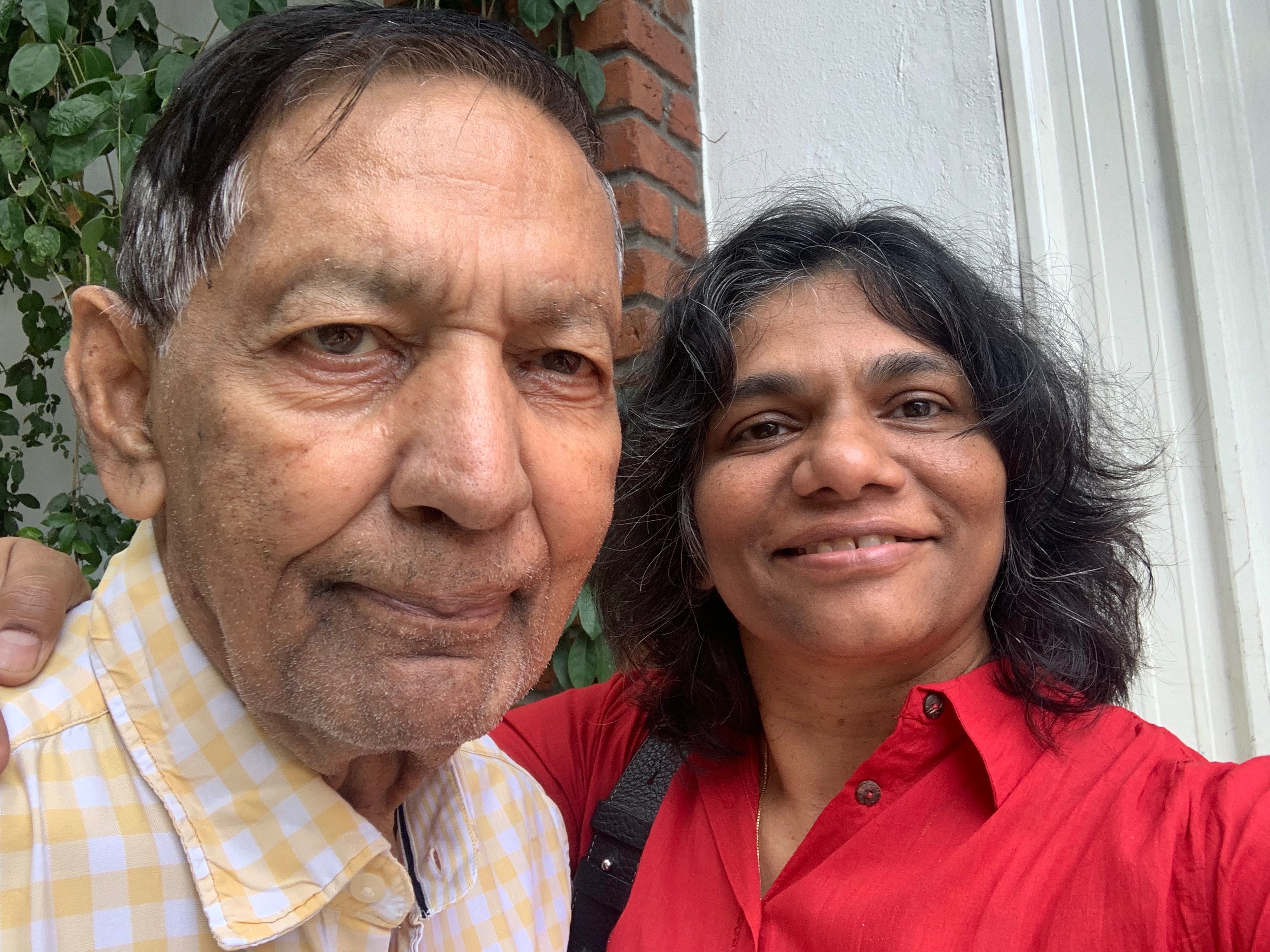 Amma's birthday in 2024. Didn't know it was the last one, Appa - might have ordered some more dessert for your sweet tooth!