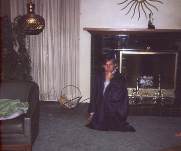 Bill graduating high school