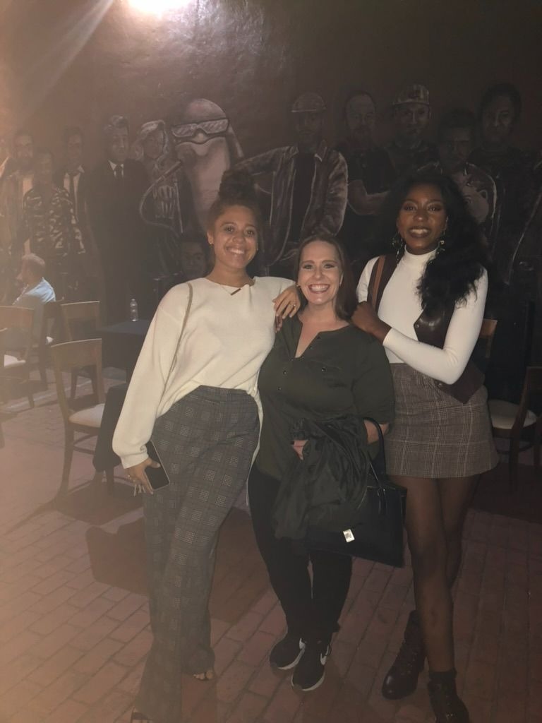 We laughed all night attending Mama Kyras impeccable set in Hollywood