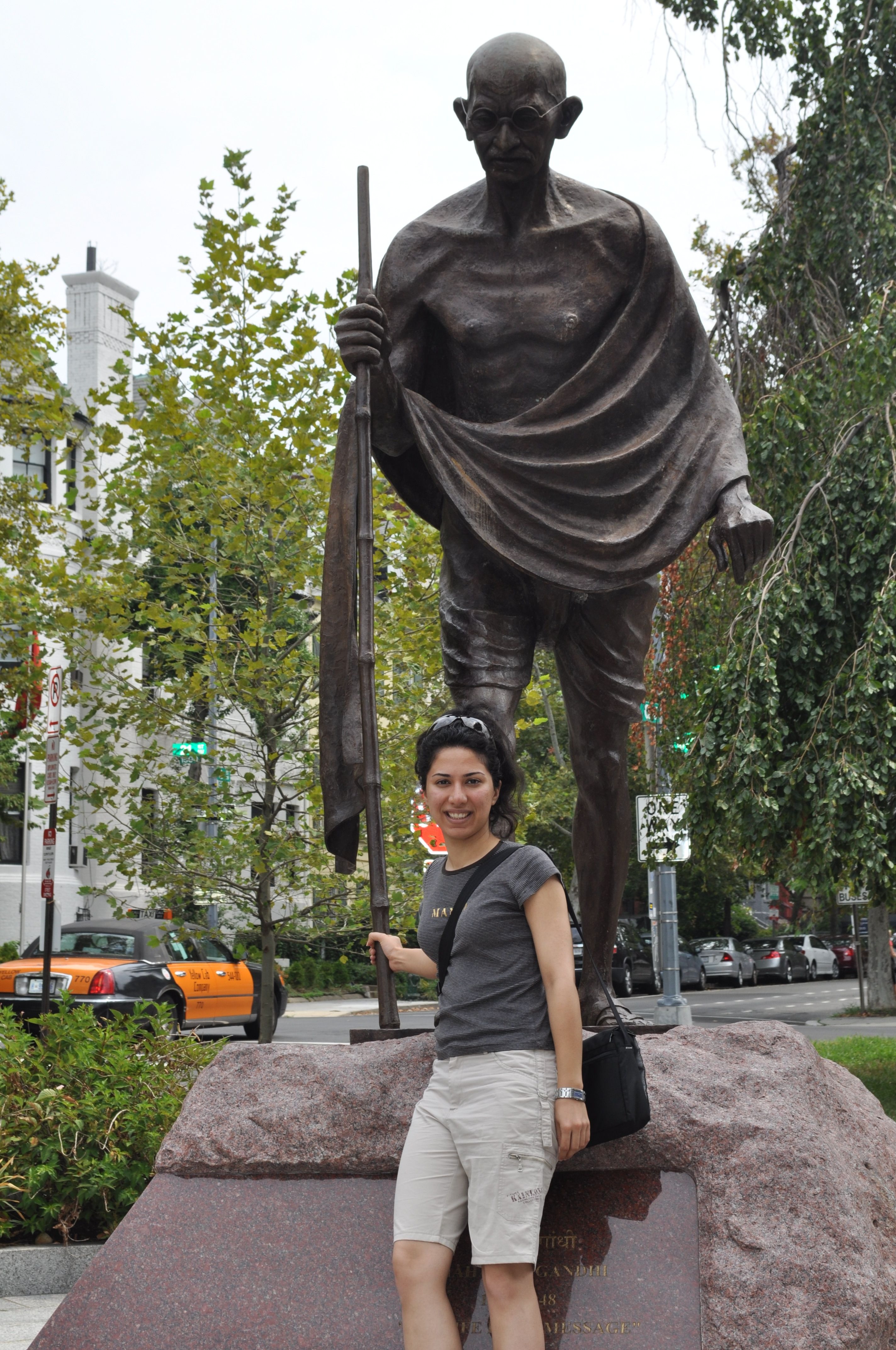 I was so happy that we picked her up from Dulles Airport when she arrived in Washington DC in August 2011. She took the metro most days and checked DC museums.