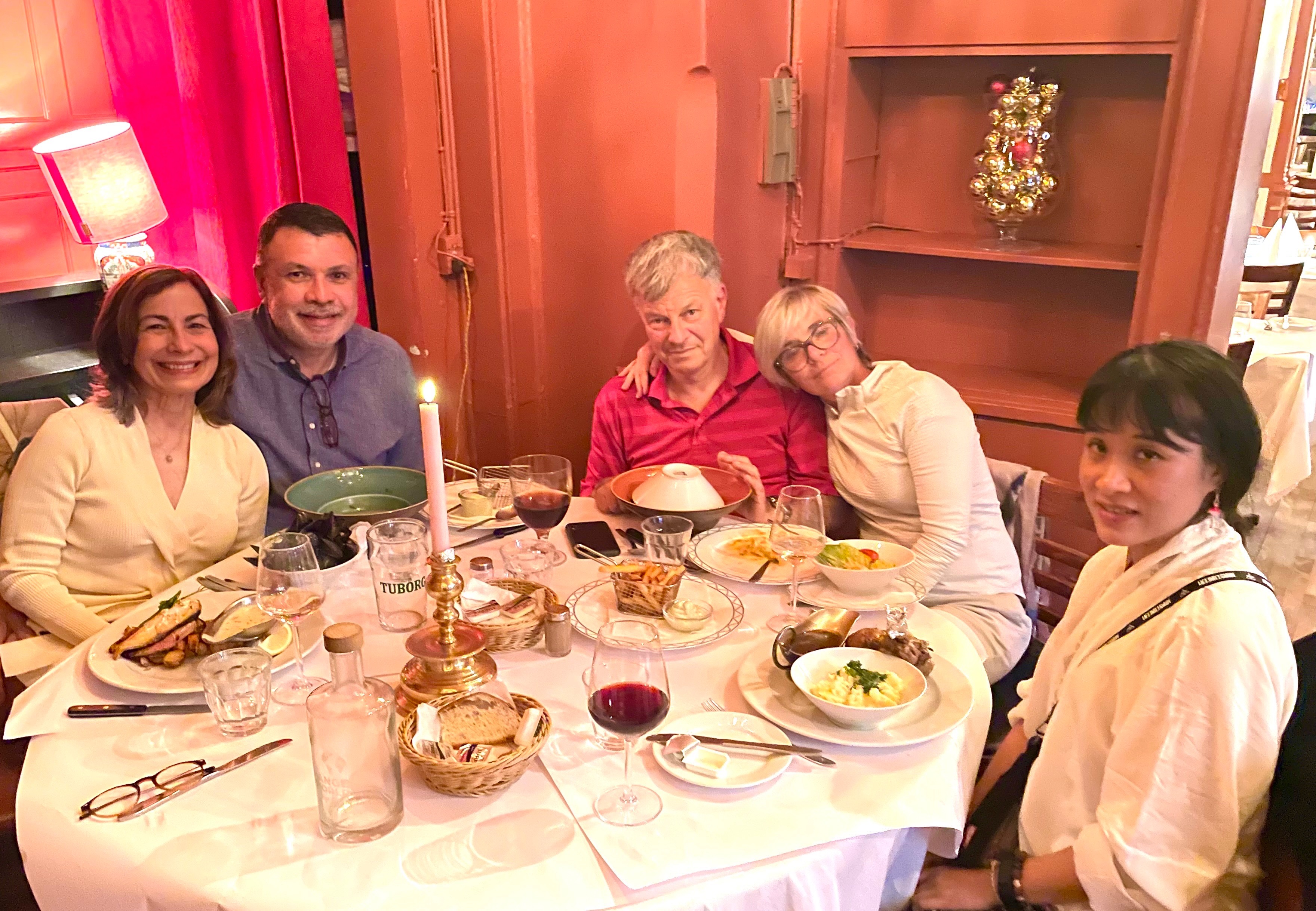 Happy to see old friends and a new friend at Copenhagen(Denmark) conference.
In the photo: Lijue Lu, Lena,Dmitry,Mozart e Rosy Menezes.