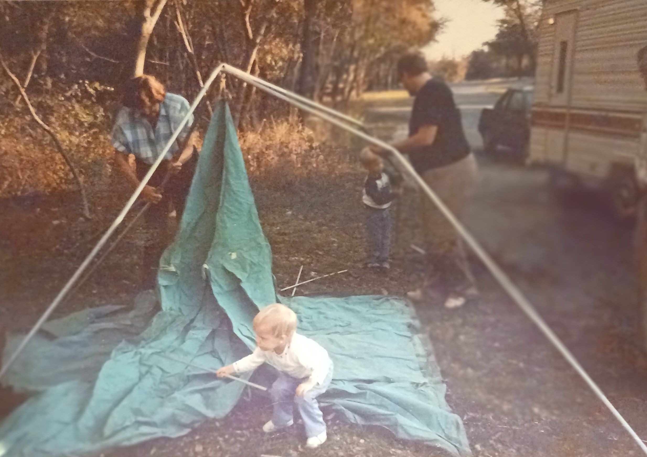Nana, Robert, Patrick and Adrienne
Camping November 1987