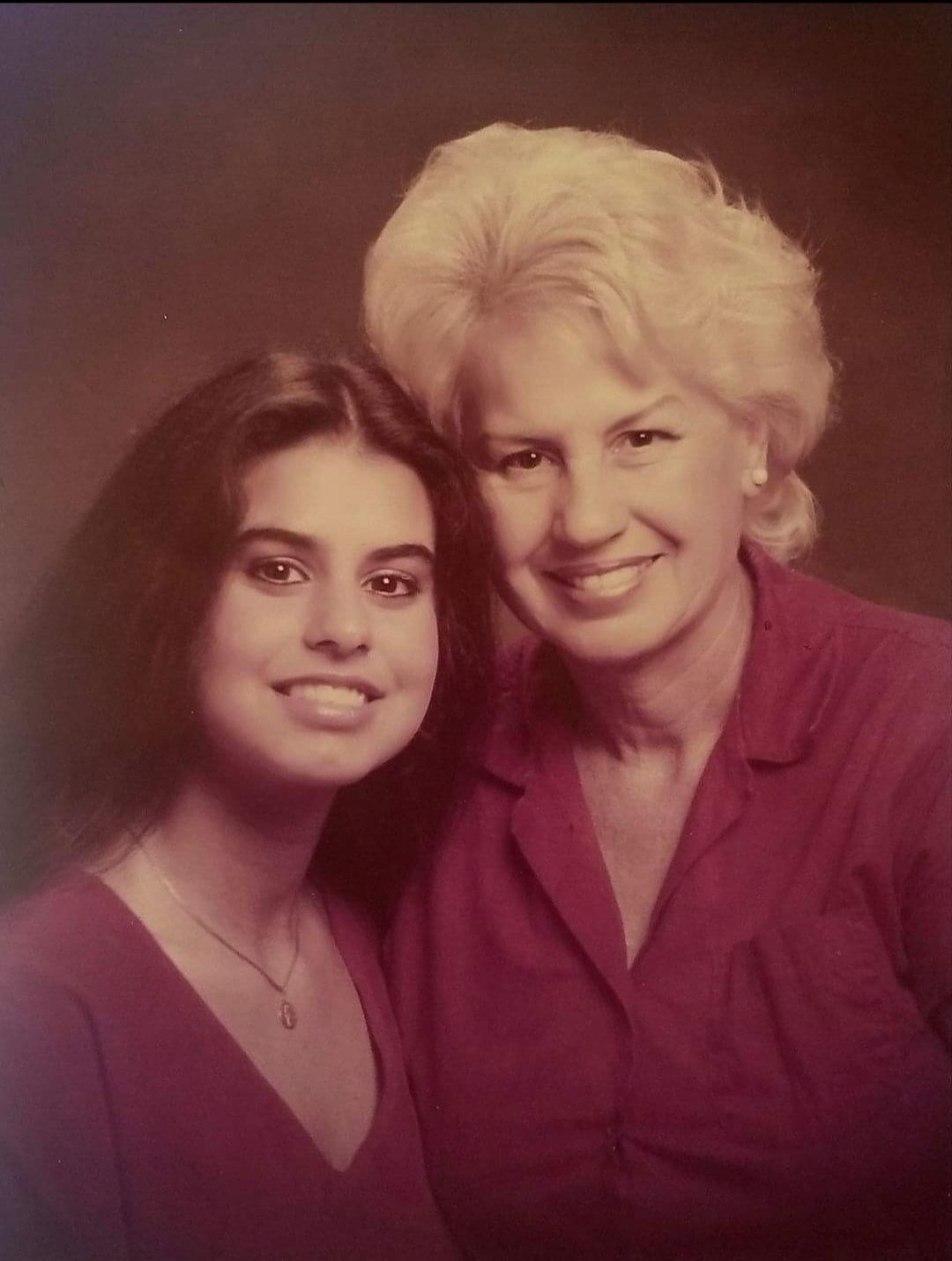 Elizabeth loved, loved, loved her Mom Georgina. Her Mom passed when Elizabeth was young and Elizabeth often dreamed of her Mom. They were extremely close and Elizabeth cared for her Mom in her final years. Elizabeth is with Georgina.
