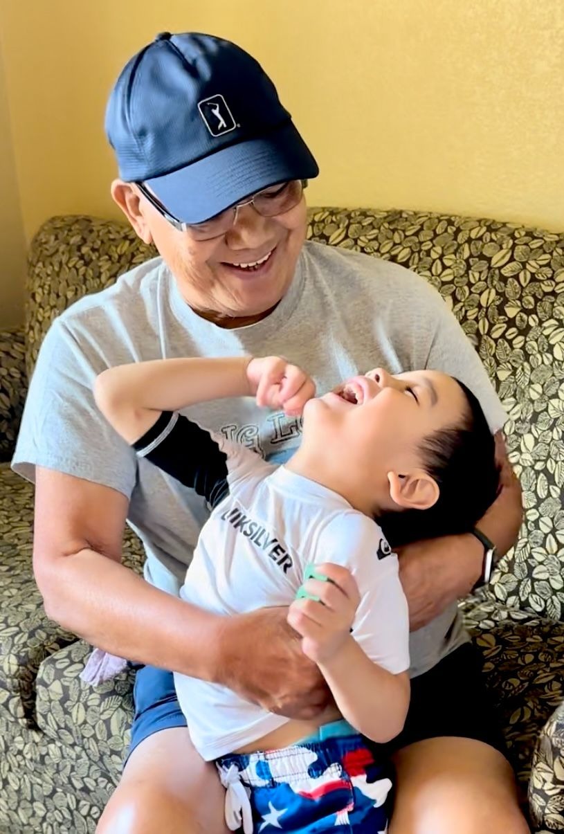 Best Grandpa ever, please always watch over me, Papa. I love you! Your grandson Mikey Leonardo