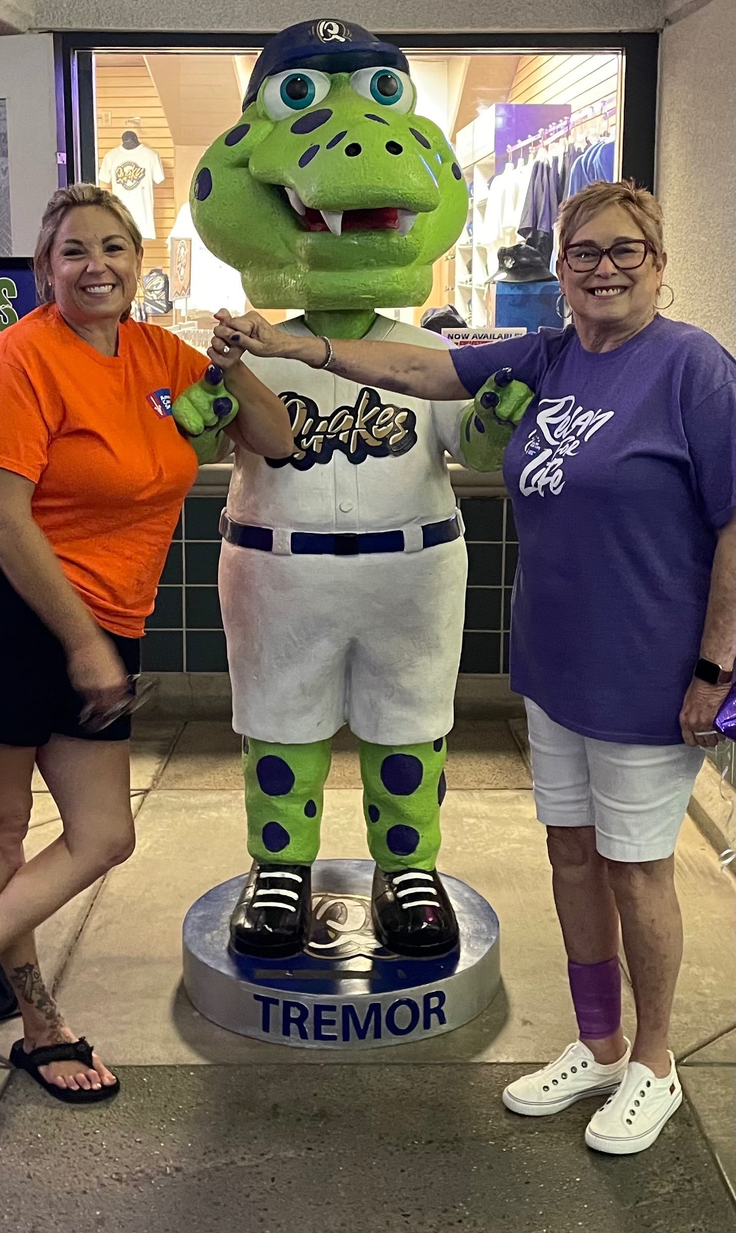 Quakes night for our Survivors! 