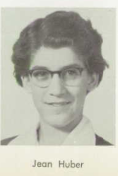Jean Ann's 1958 yearbook photo from the Academy of the Holy Child Jesus