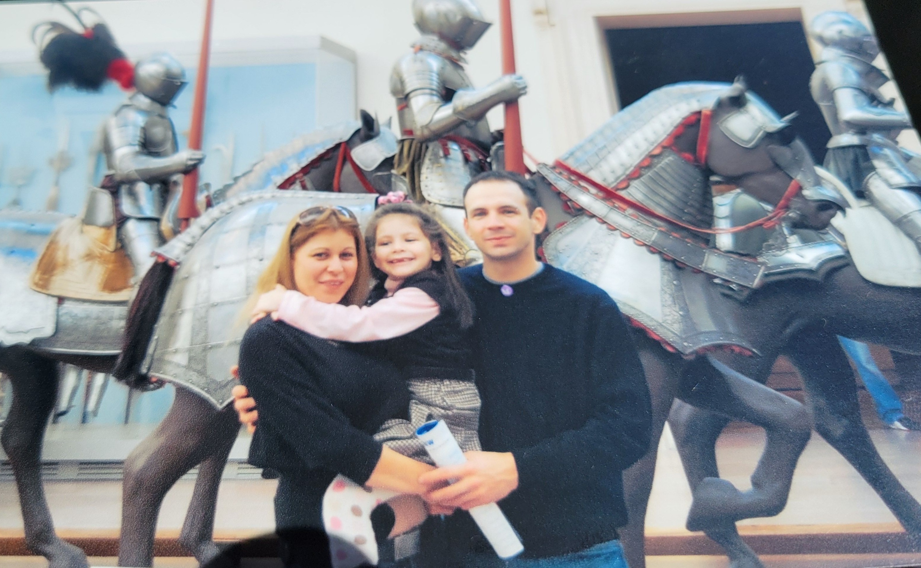 One of the first times I remember going to New York with mom, to the museum.