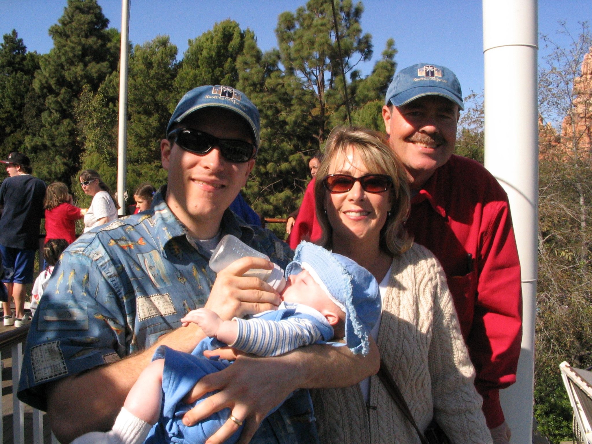 Dan, Don and Kay, and baby John!