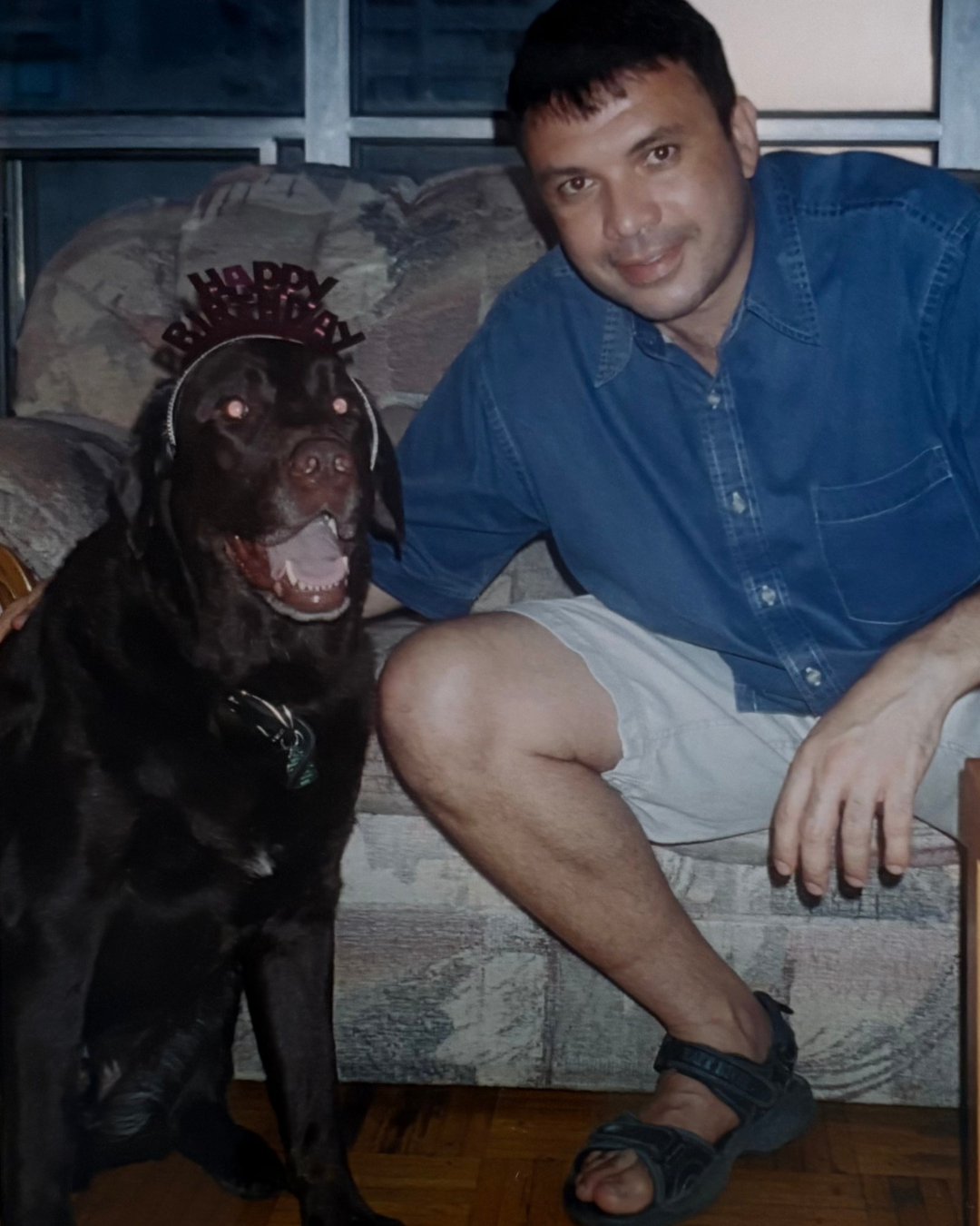 My beloved Woody with my dear Mozart in Toronto.