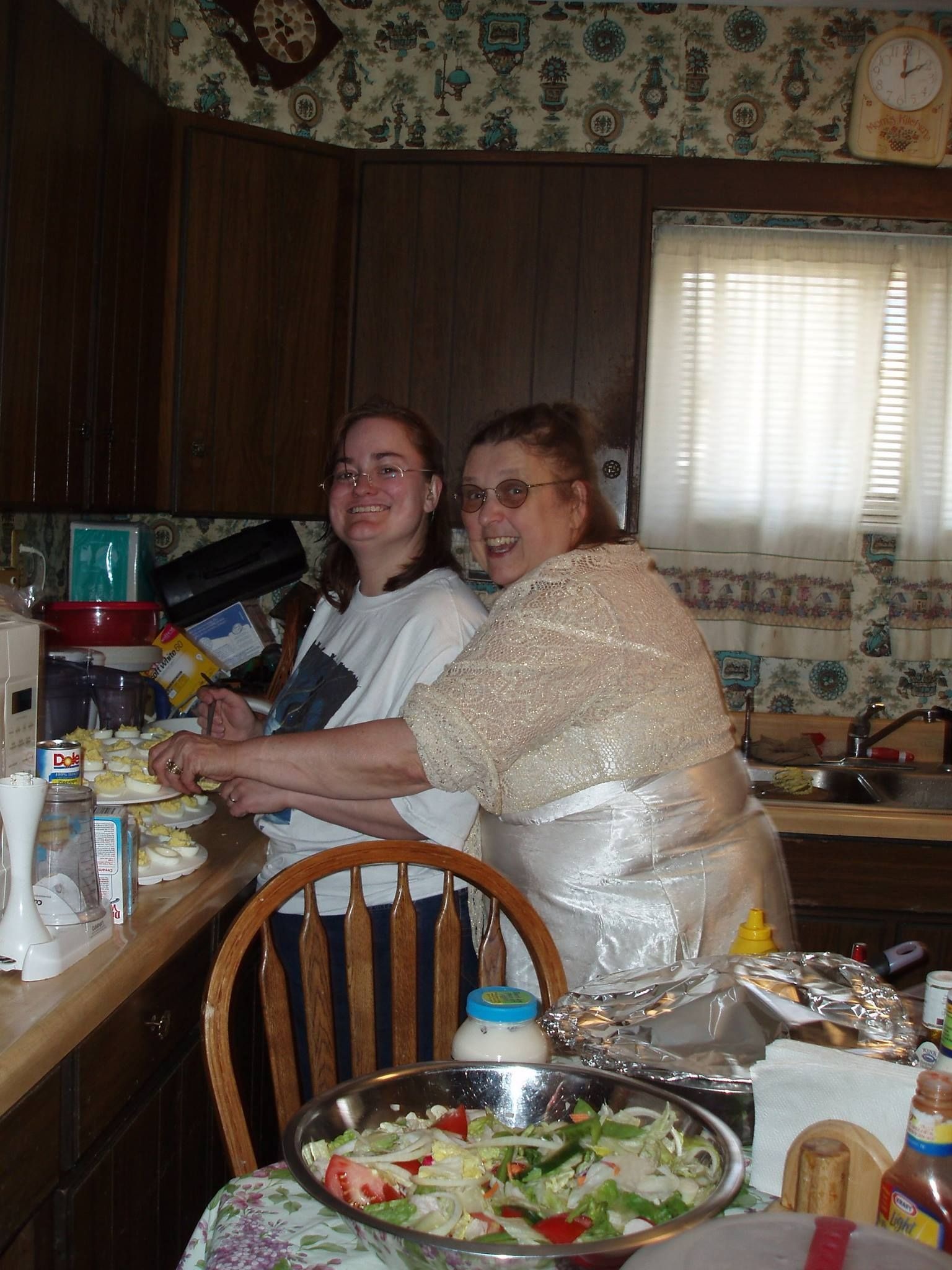 this was in probably 2013 or 2014, one of the holidays with my "famous" deviled eggs.