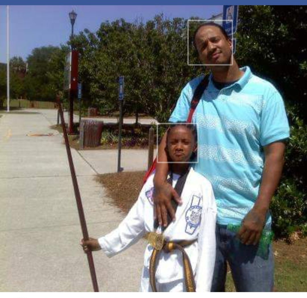 Skyla's intelligent and handsome grandson, Devin, and his Dad, Johnathan. 