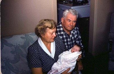 Brenneke Grandparents and baby Bill