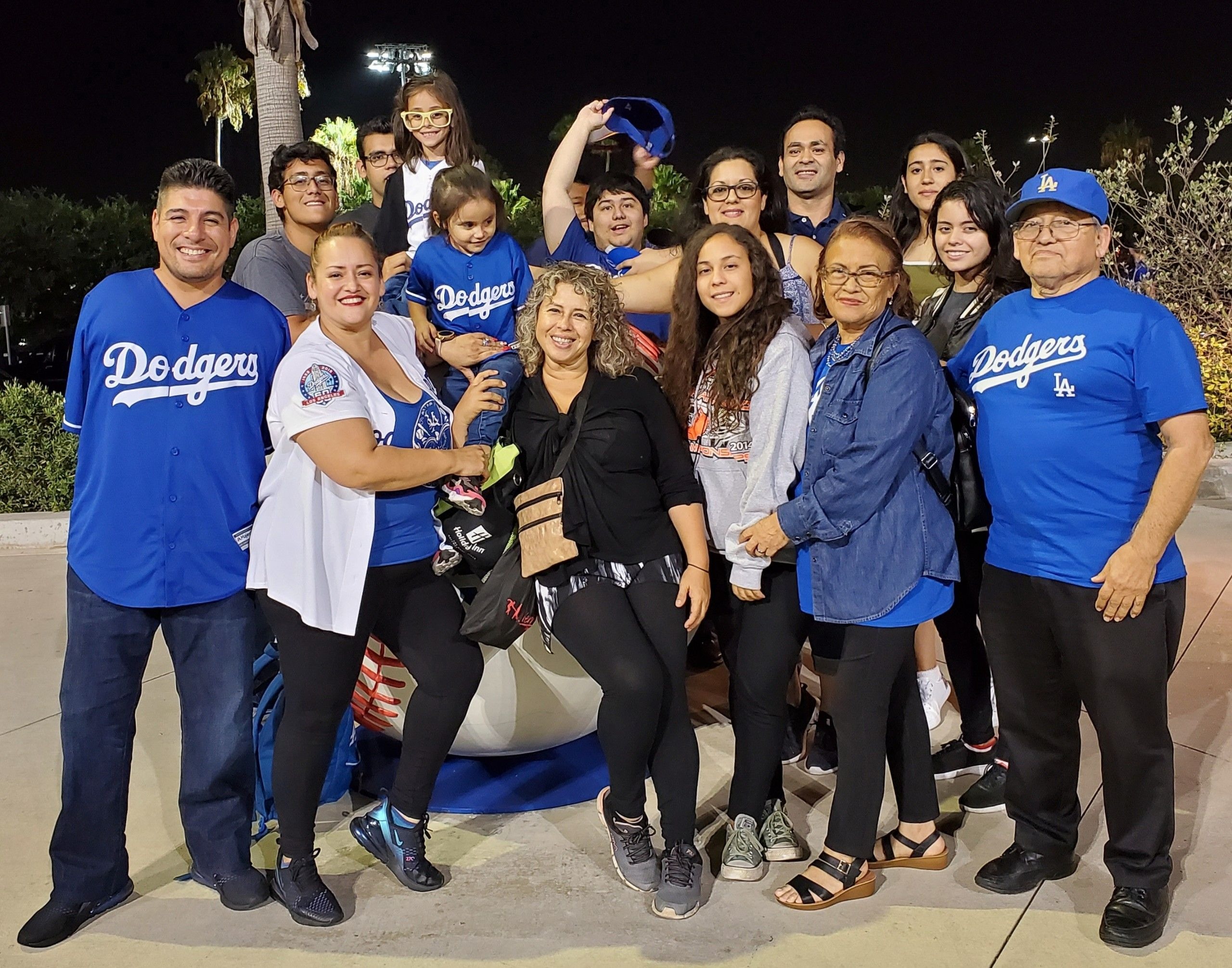 Celebrating your 73rd birthday, doing what you loved (rooting for the Dodgers), surrounded by your loving family!