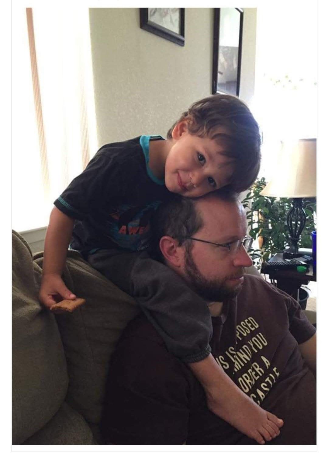 He sure cherished Tina's boys! 