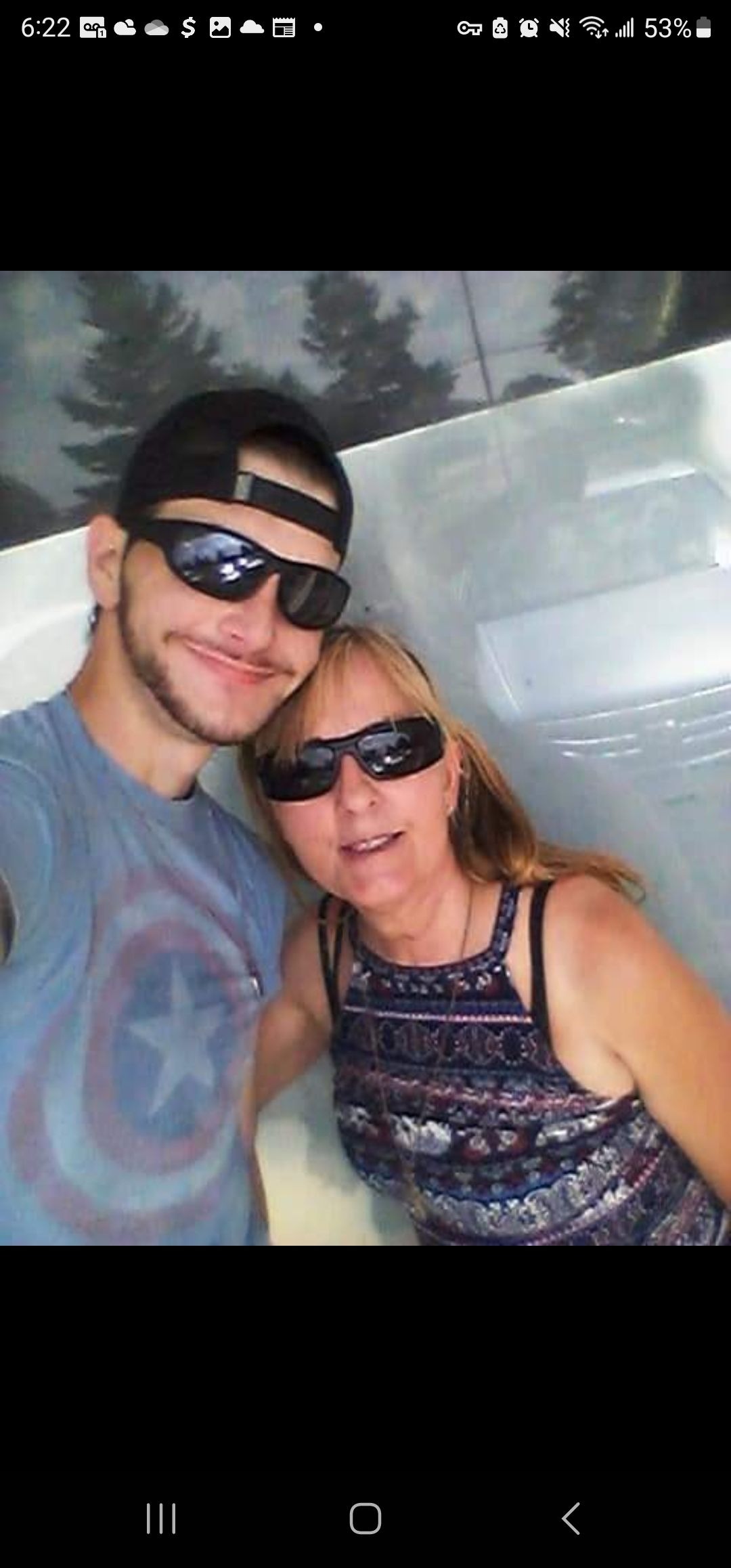 Mommy with my husband, Jack.