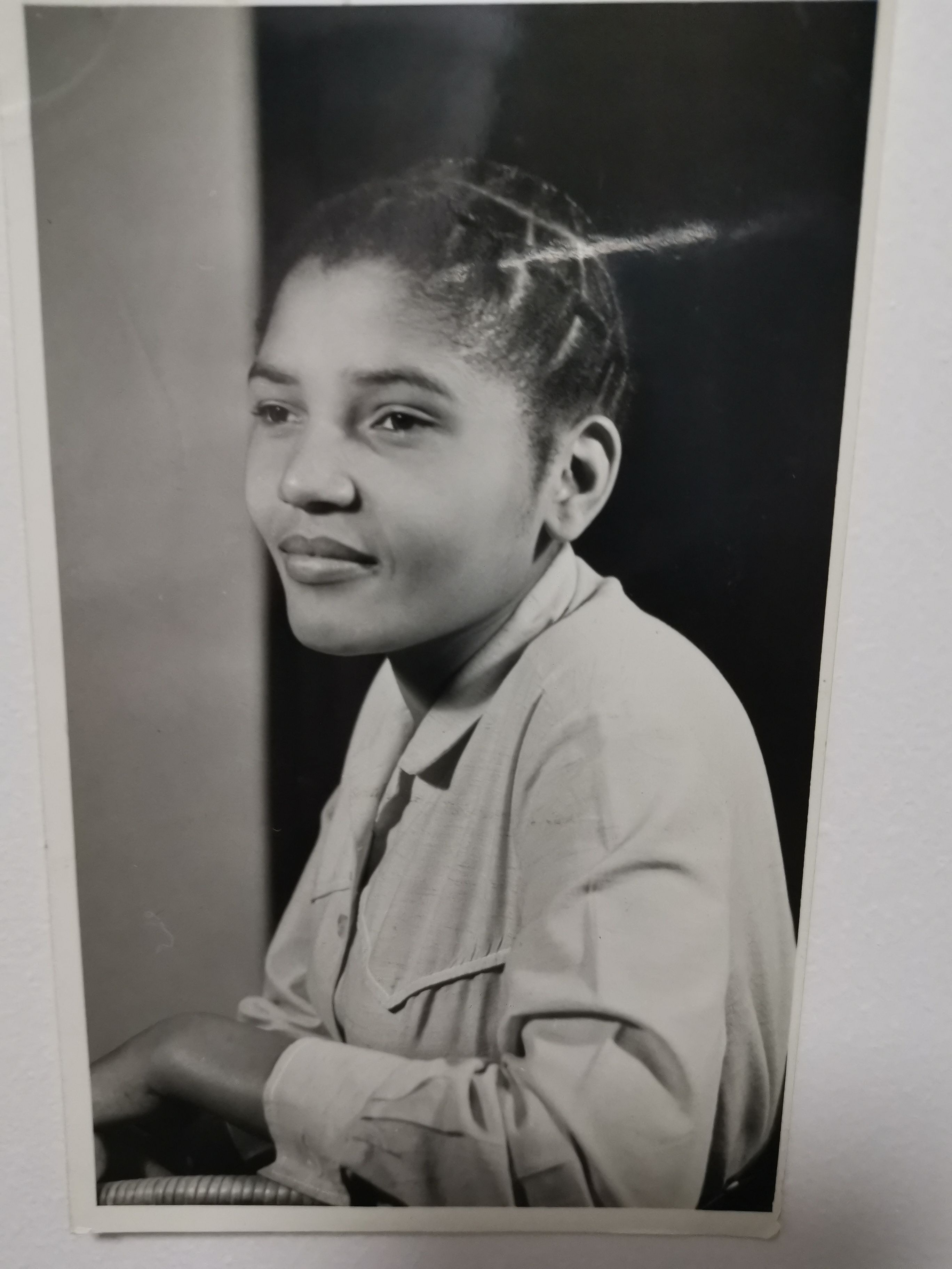 Nana at a photoshoot in her early twenties.
