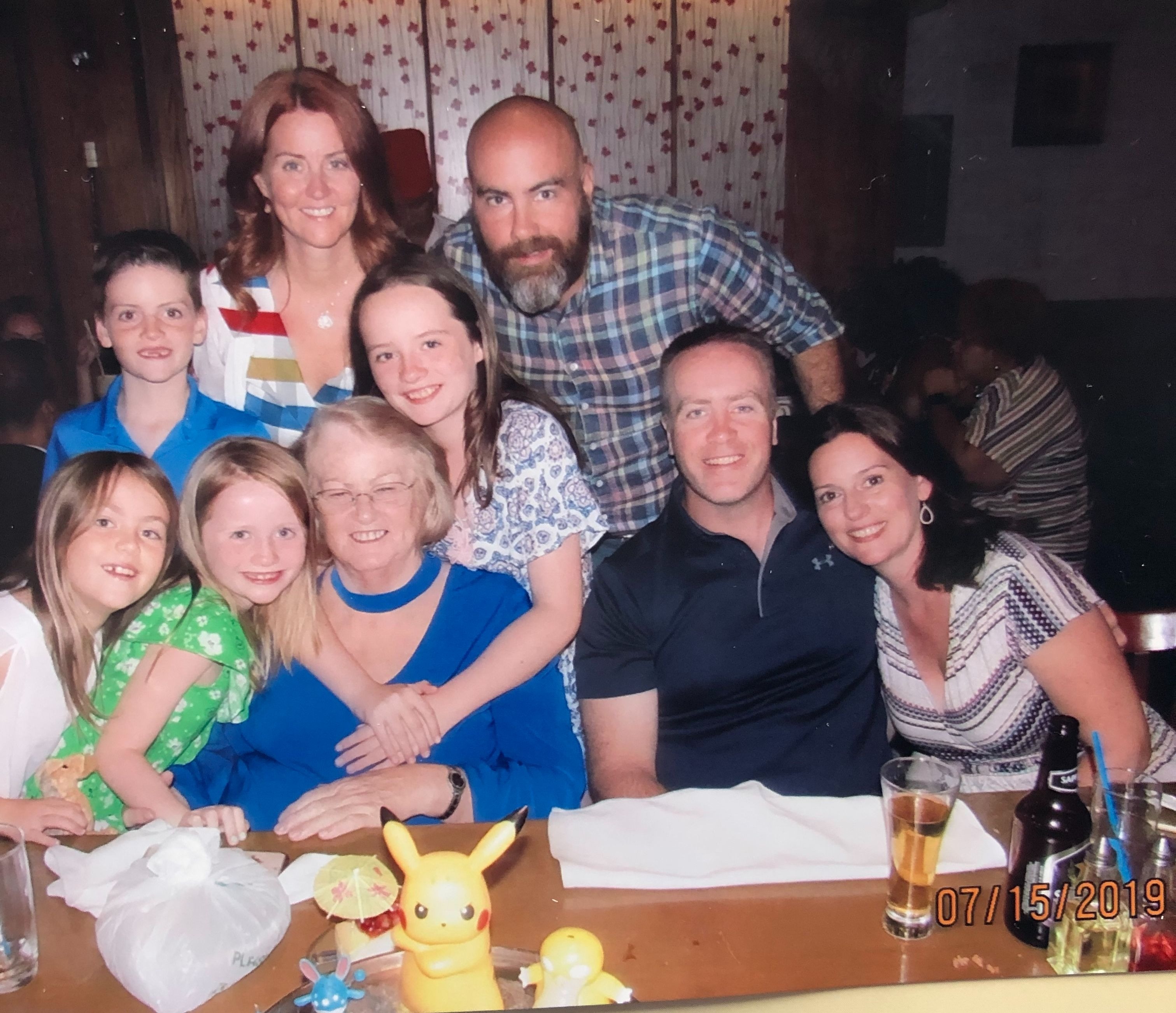 Hibachi dinner tradition with the Brogan Family