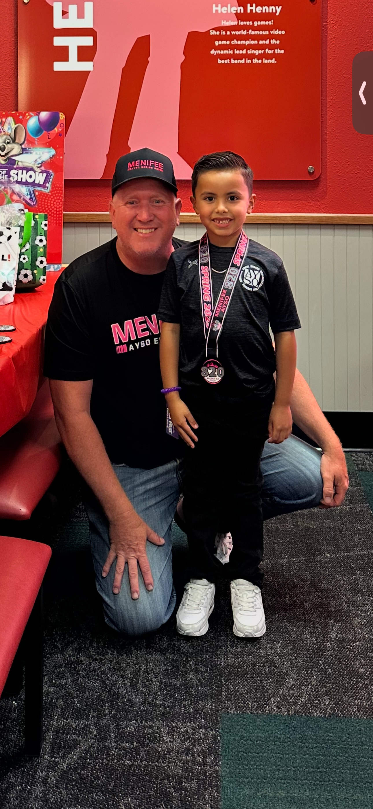 We will always remember coach Ben ! Along with the strong foundation he had with his wife and kids ! The passion for soccer for the respect and care he gave to each of his team members. We will forever remember this last day we saw him in which he celebrated the kids with a beautiful chucke cheese party ! RIP Coach Ben love and prayers from the Mota family 