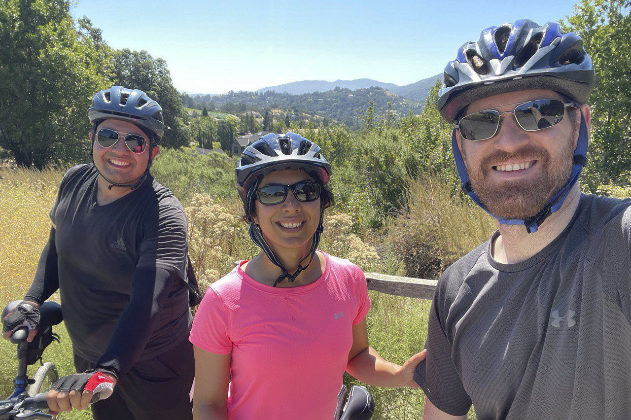 Biking Day with Mahsa and Jeff