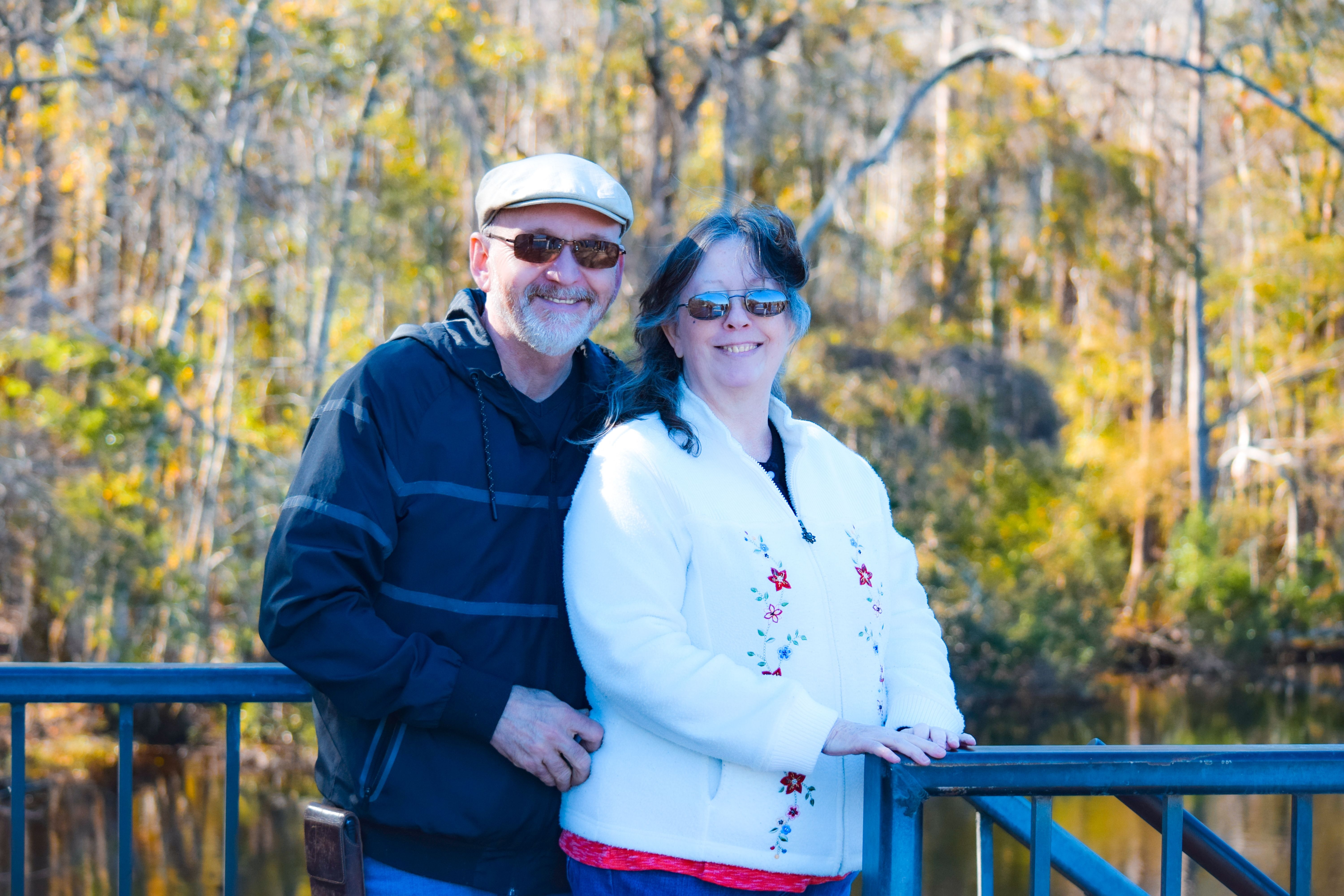 John and his wife Oneida, Wakulla Springs State Park