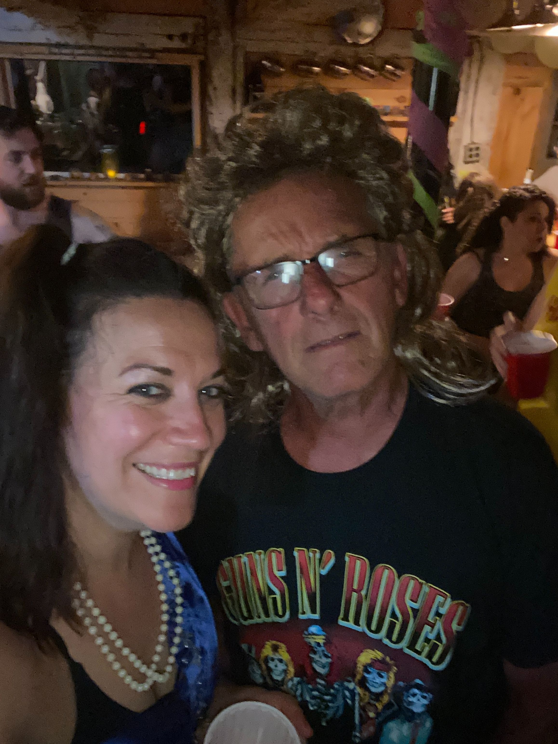 Fun at the summer party celebrating the 80s!