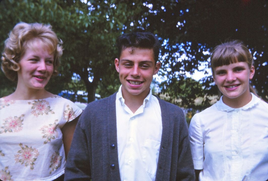 Terry with cousins Marilyn and Virginia Medearis